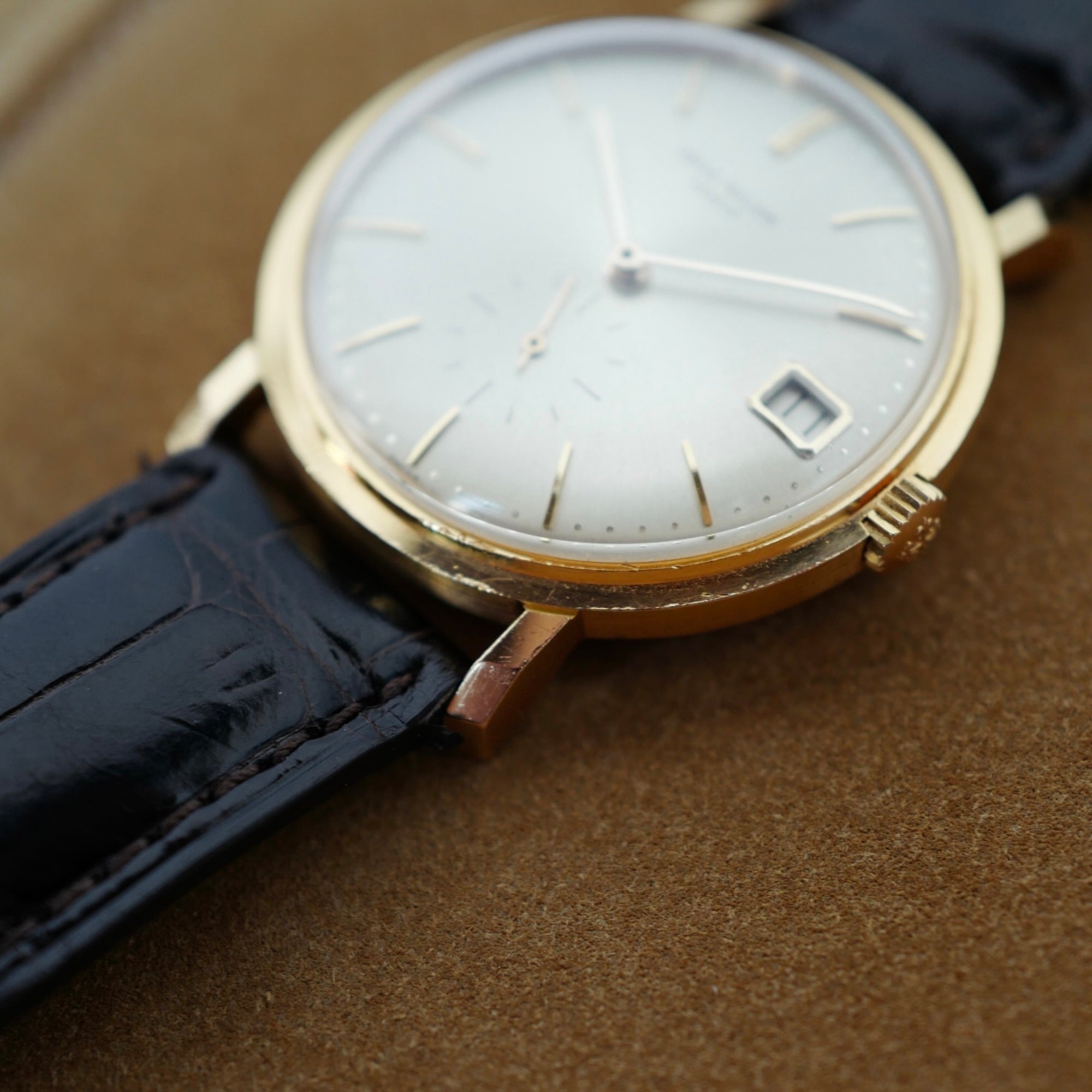 Patek Philippe Yellow Gold Calatrava Watch Ref. 3445 with Original Papers