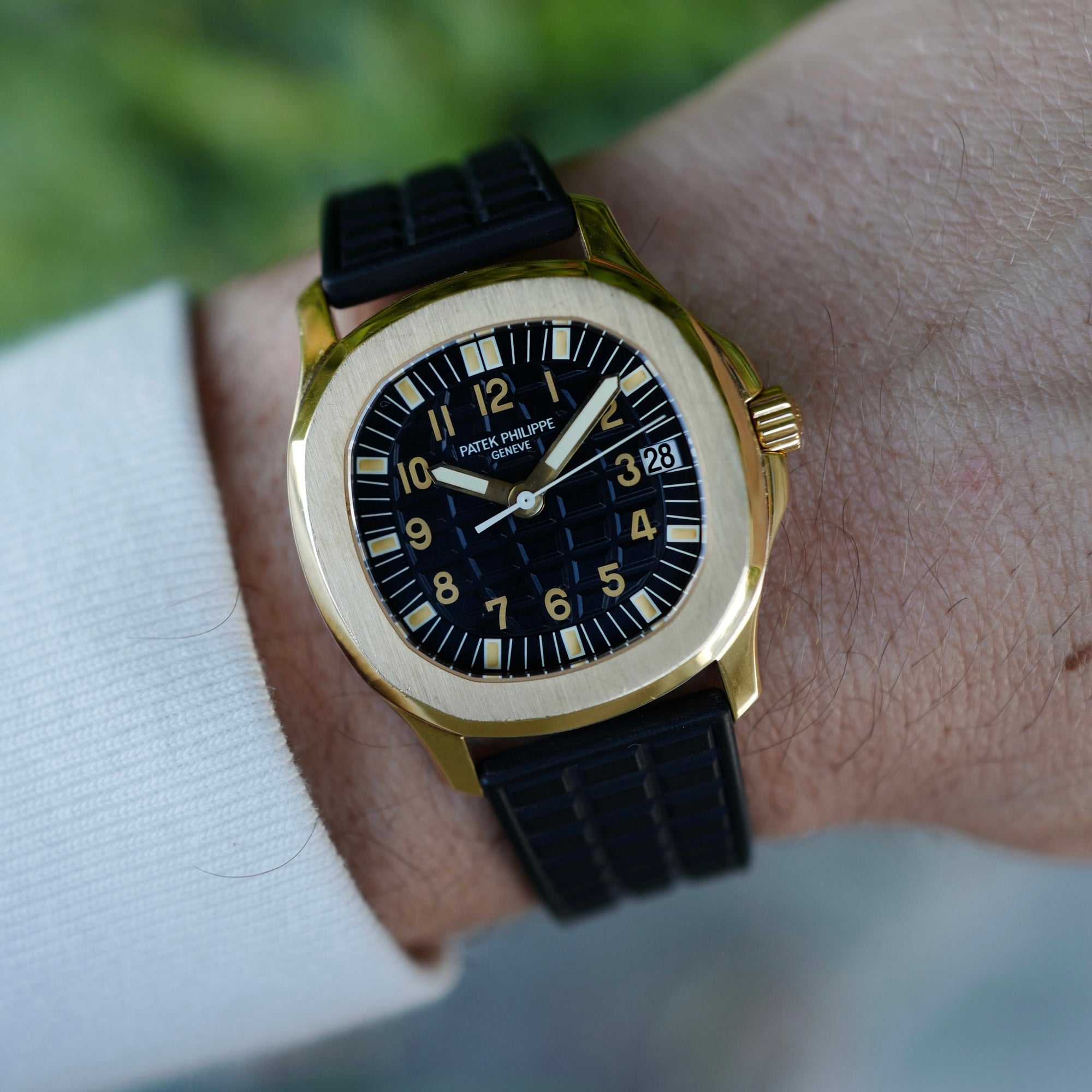 Patek Philippe Yellow Gold Aquanaut Ref. 5066 (New Arrival)