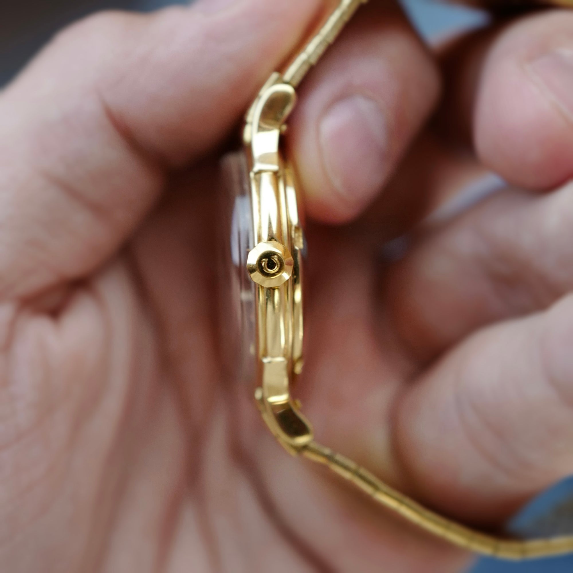 Omega Yellow Gold Constellation Geneva Observatory Cloisonne Watch