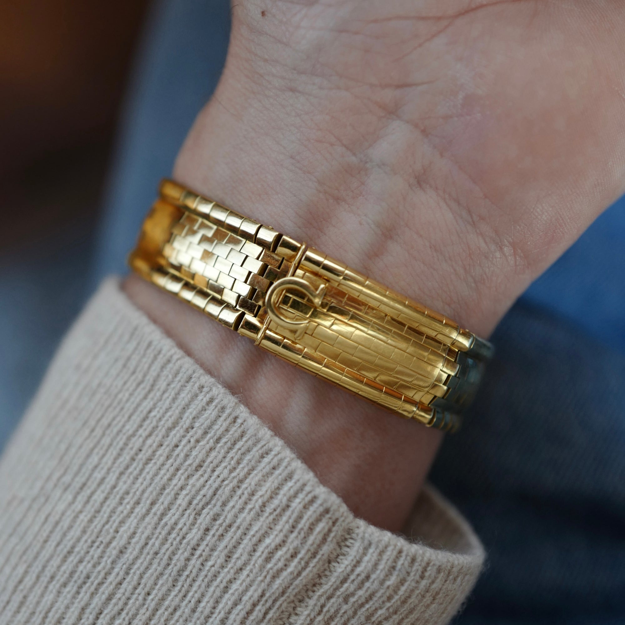 Omega Yellow Gold Constellation Geneva Observatory Cloisonne Watch
