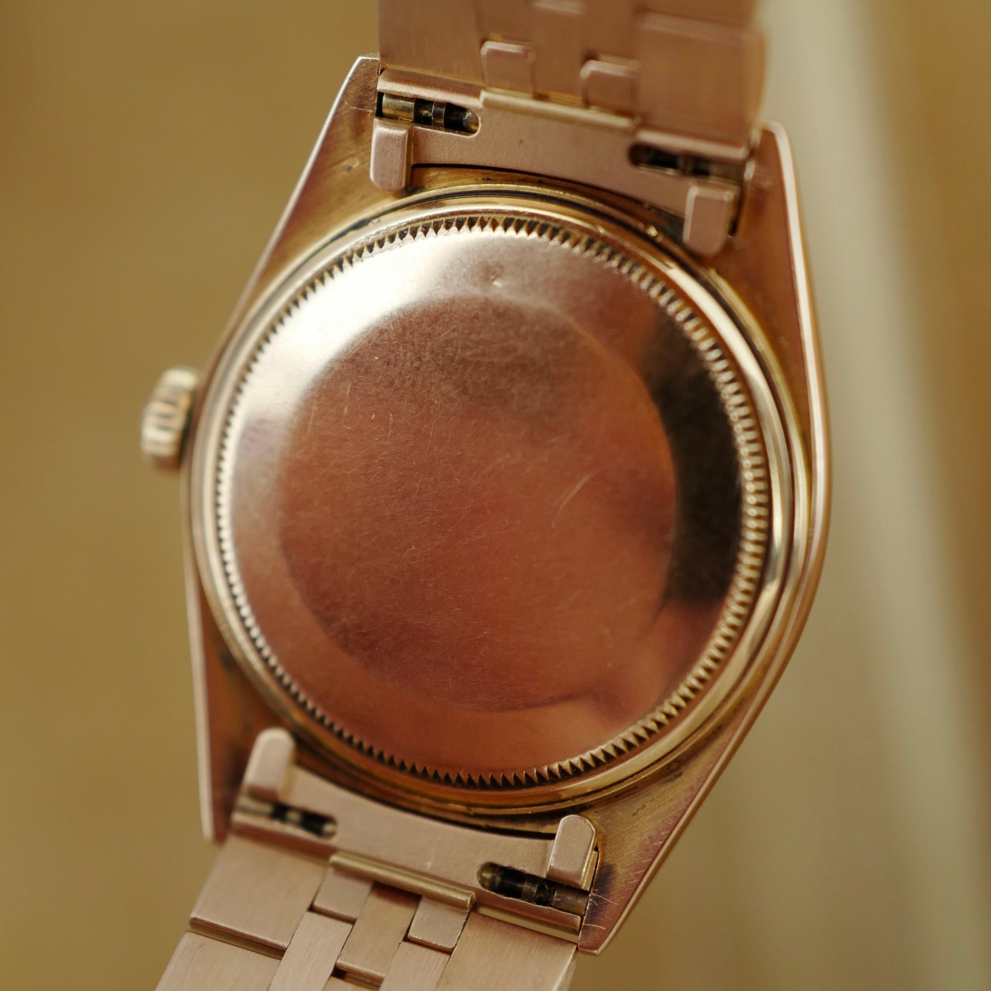Rolex Rose Gold Datejust Ref. 1601 with Diamond Indices