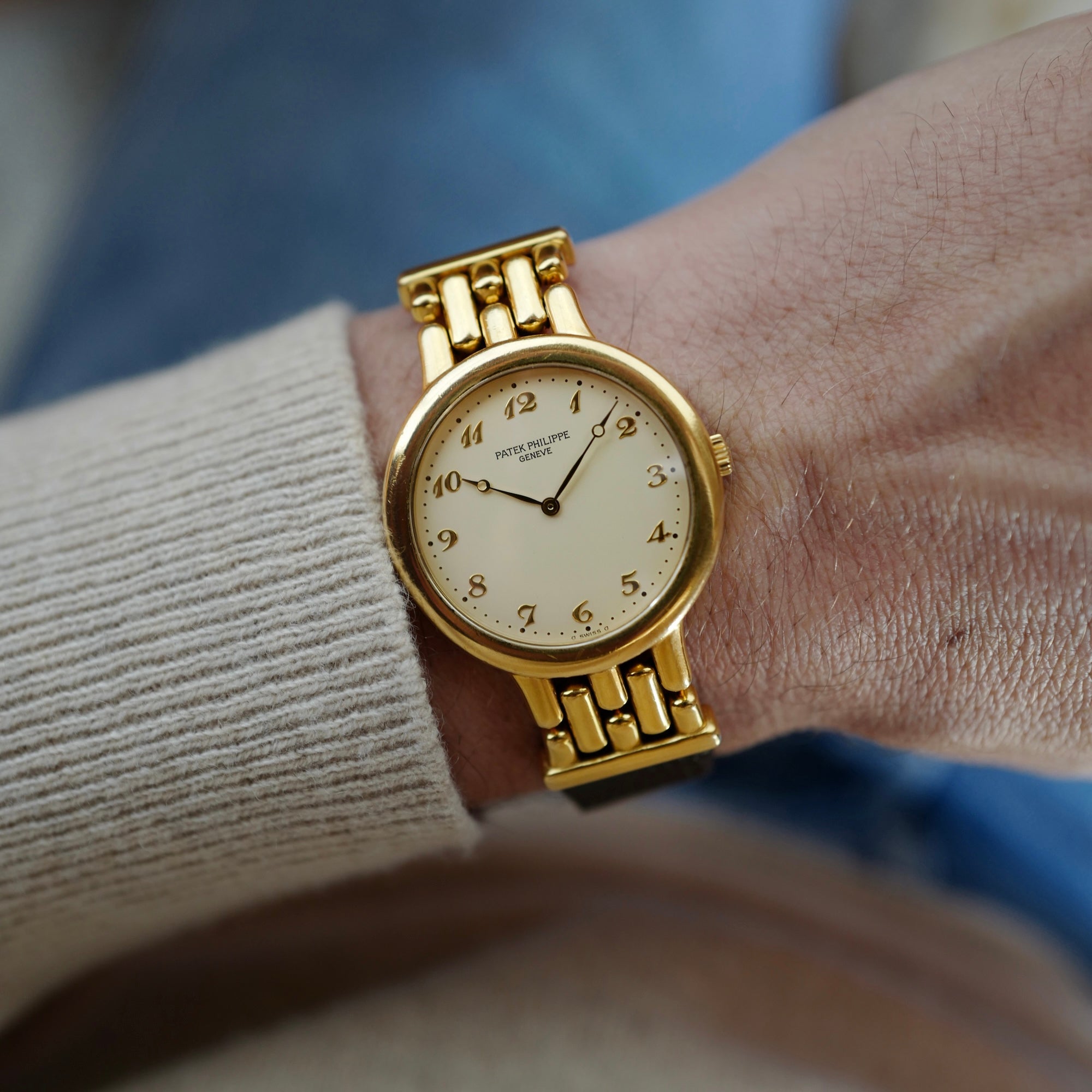 Patek Philippe Yellow Gold Calatrava Ref. 3915 with Original Papers (New Arrival)