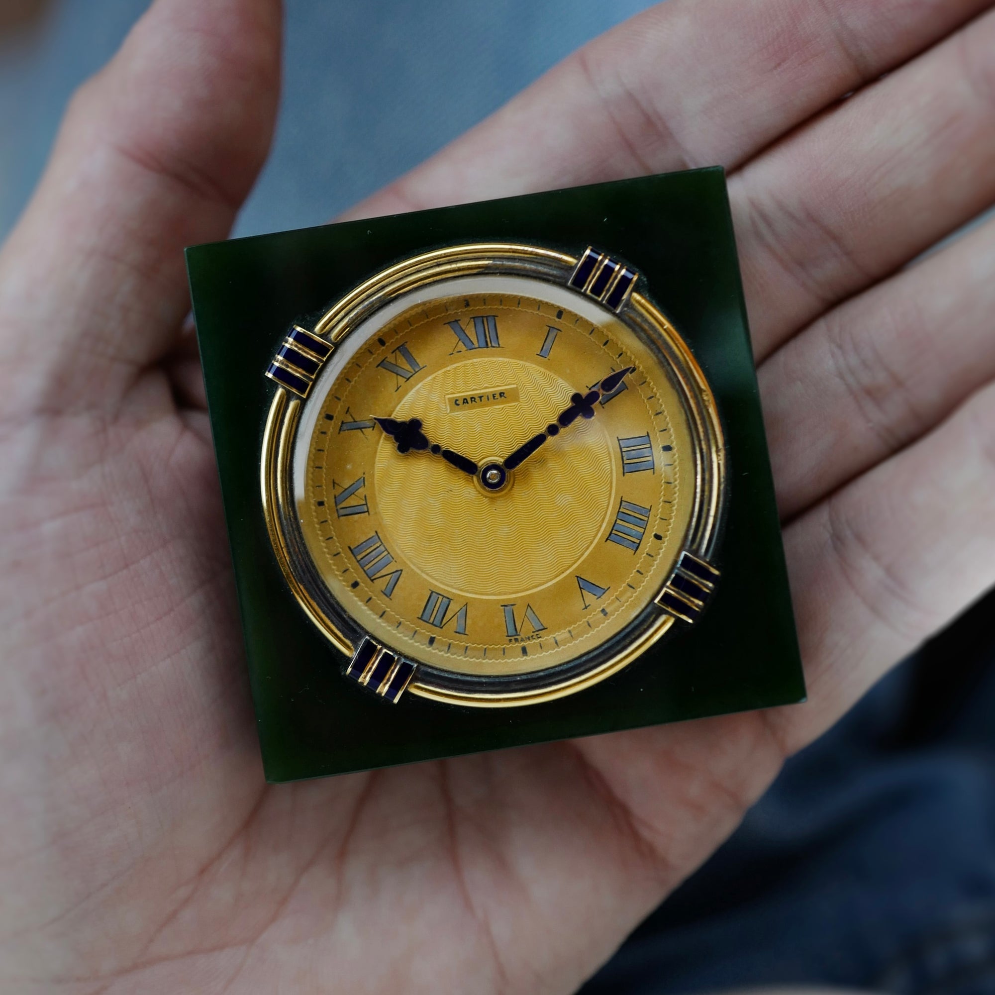 Cartier Paris Nephrite Clock, 1930