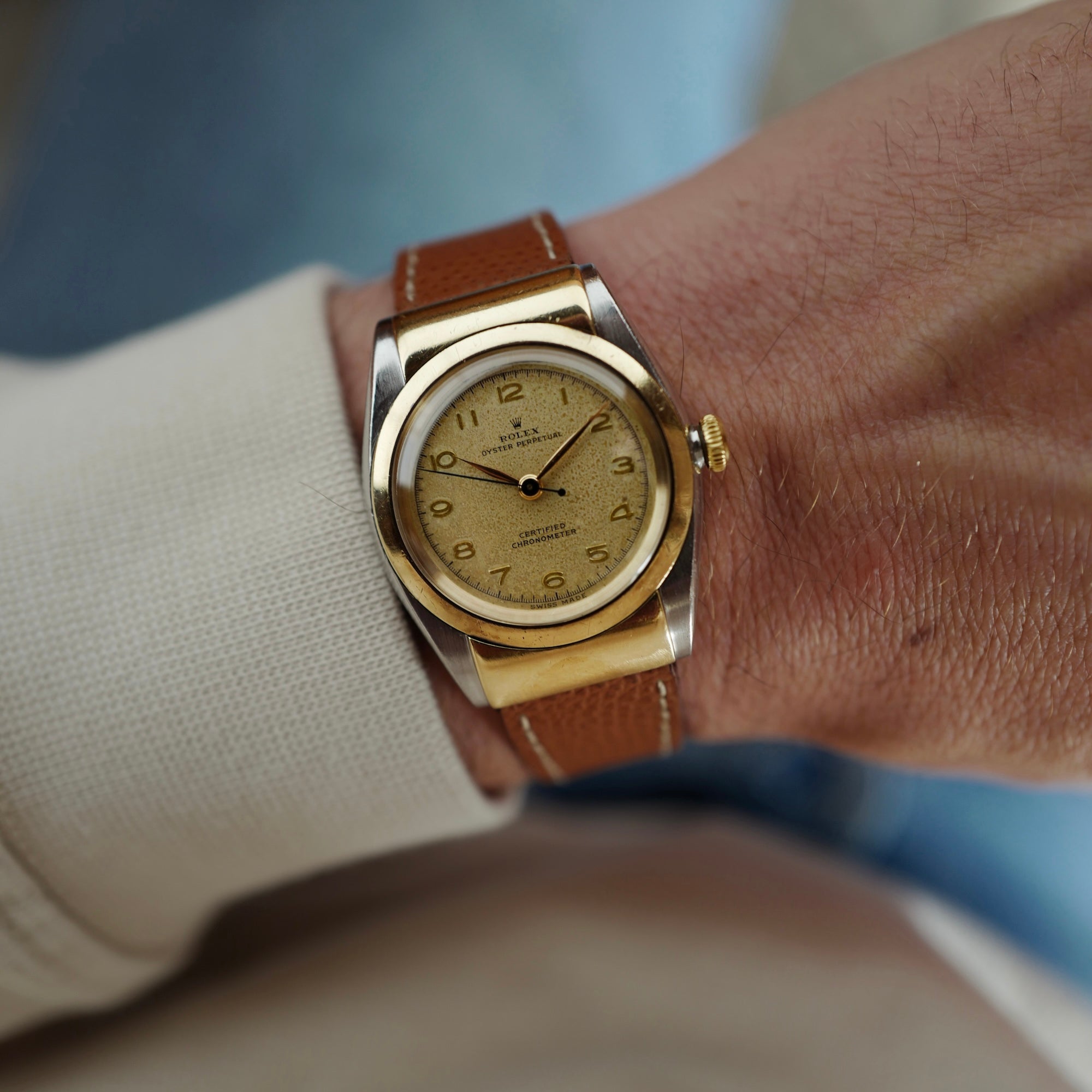 Rolex Two-Tone Hooded Bubbleback