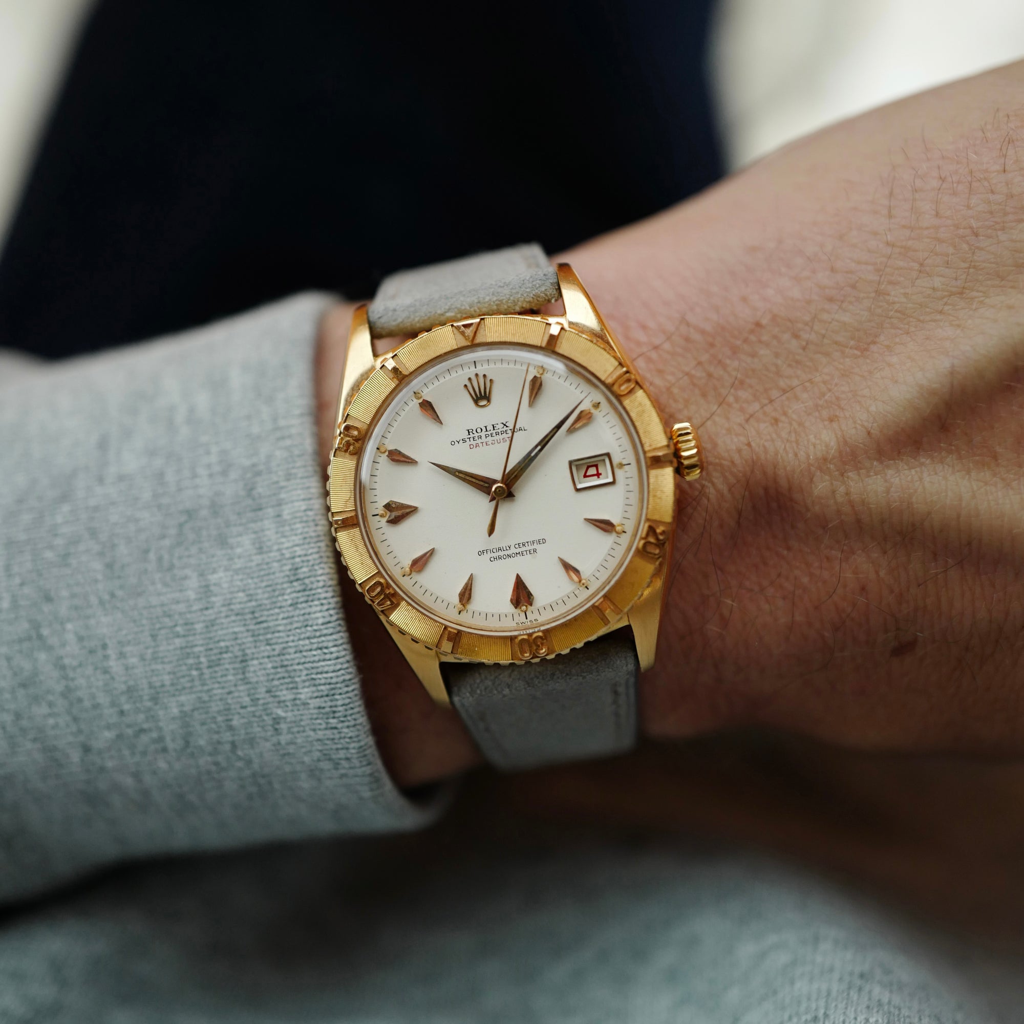 Rolex Rose Gold Turnograph Oyster Perpetual Ref. 6309