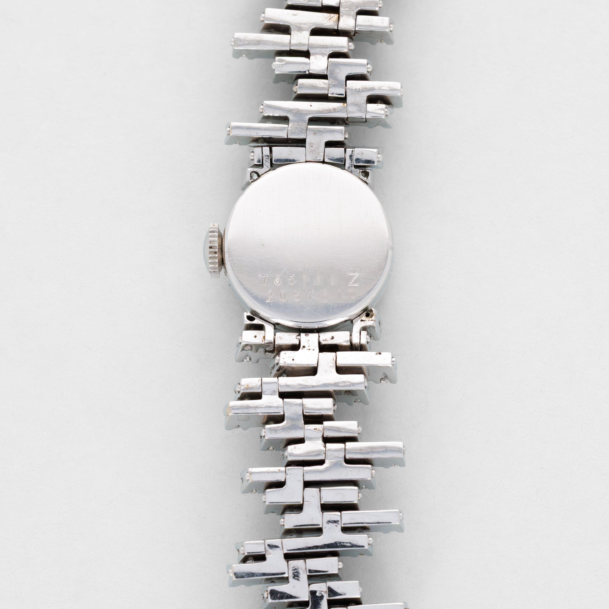 Universal Geneve White Gold Blue Enamel &amp; Diamond Watch