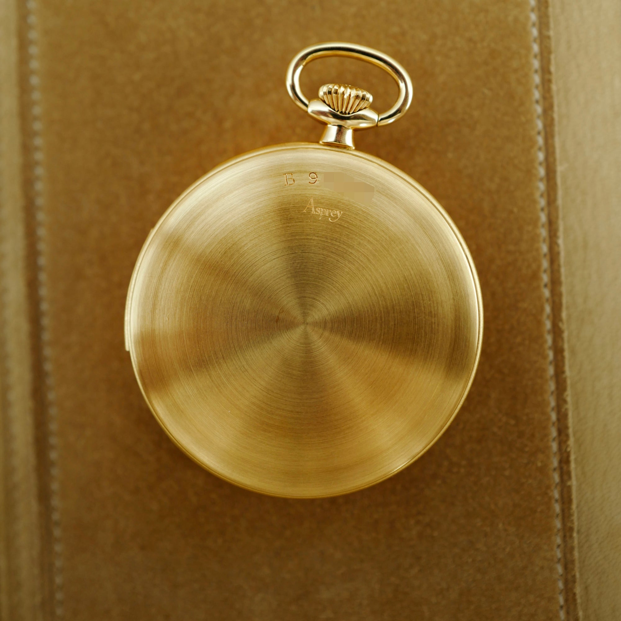 Audemars Piguet Yellow Gold Perpetual Calendar Minute Repeater Pocket Watch, Retailed by Asprey (New Arrival)