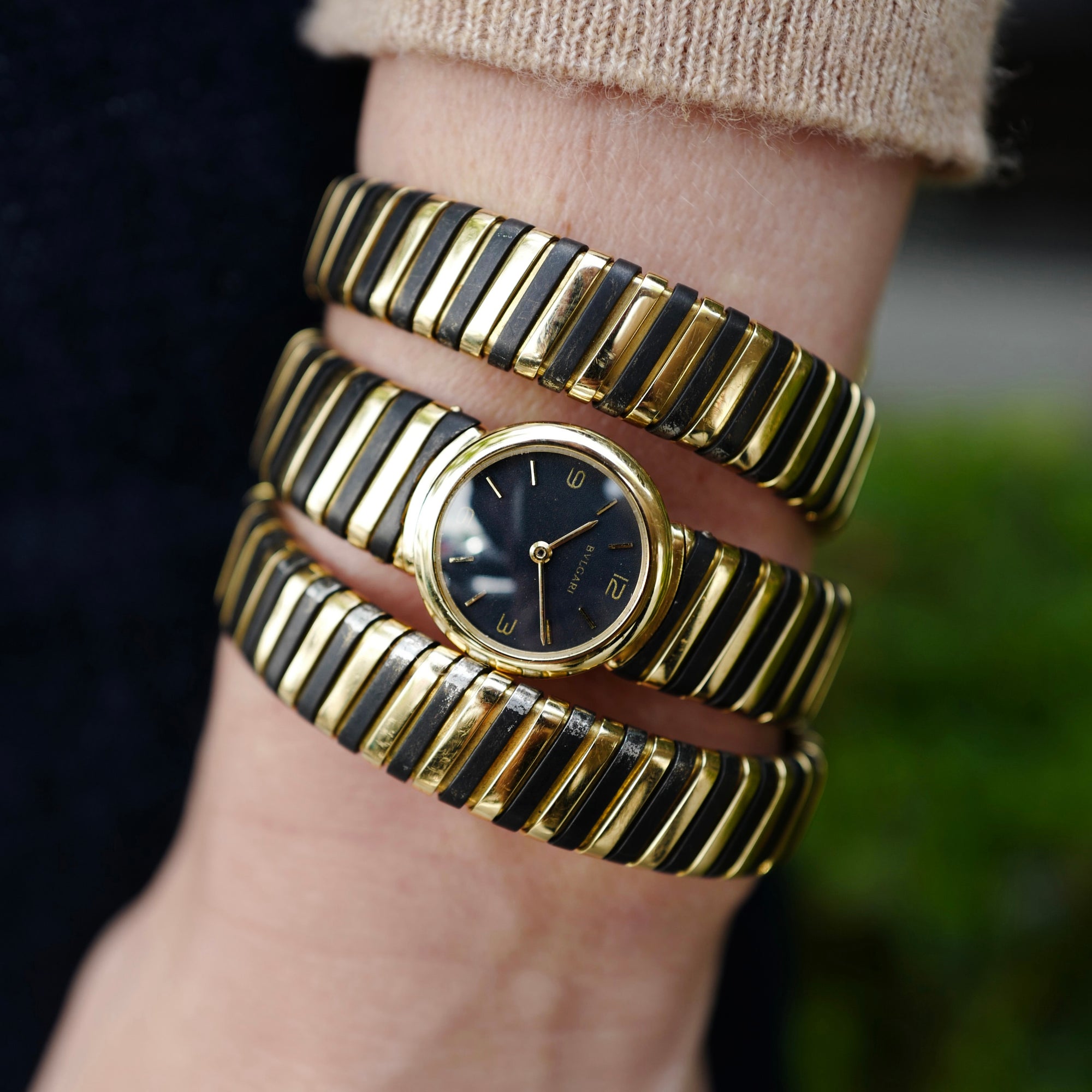 Bulgari Yellow Gold Serpenti Watch, by Gerald Genta Circa 1970s