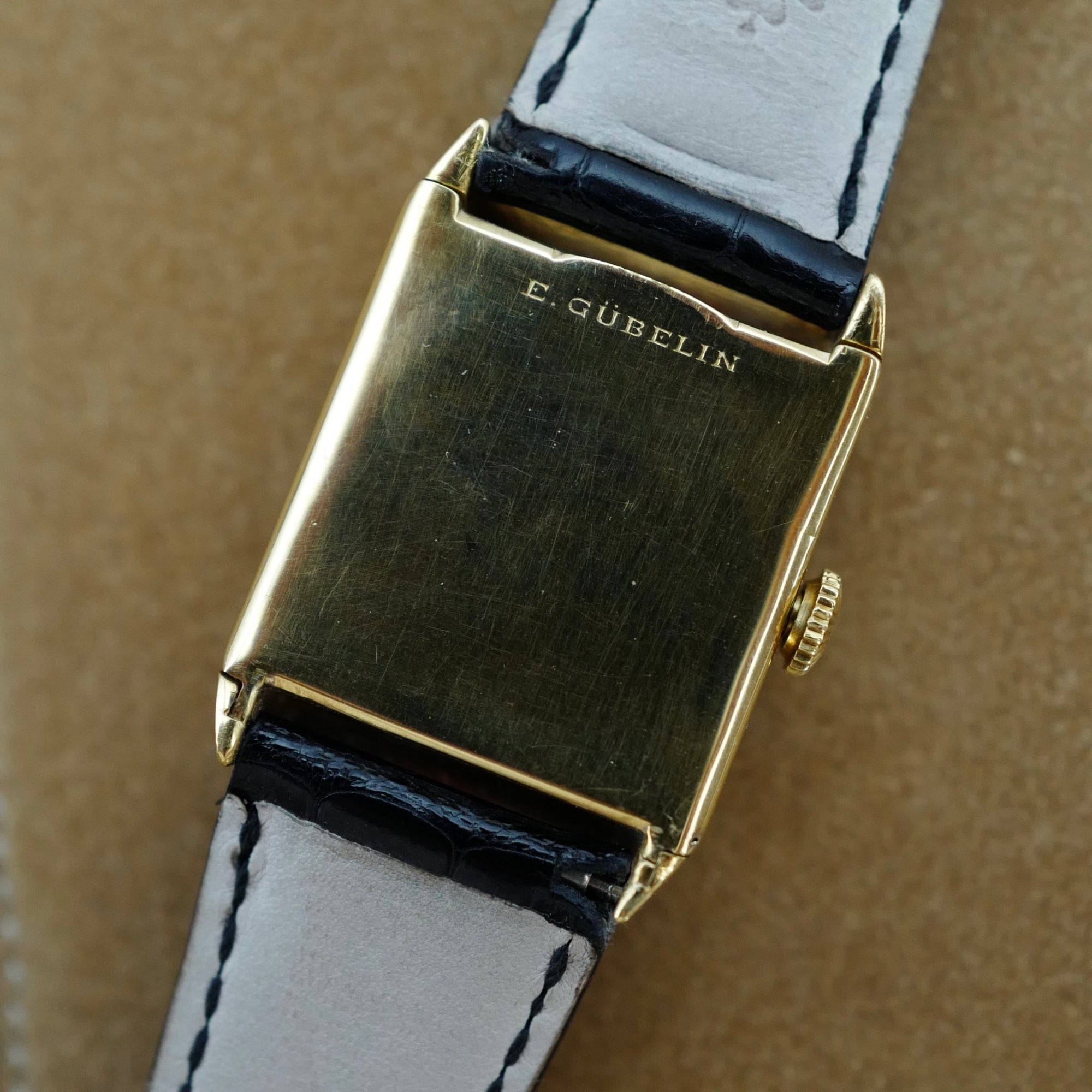 Patek Philippe Yellow &amp; White Gold Gubelin Art Deco Watch