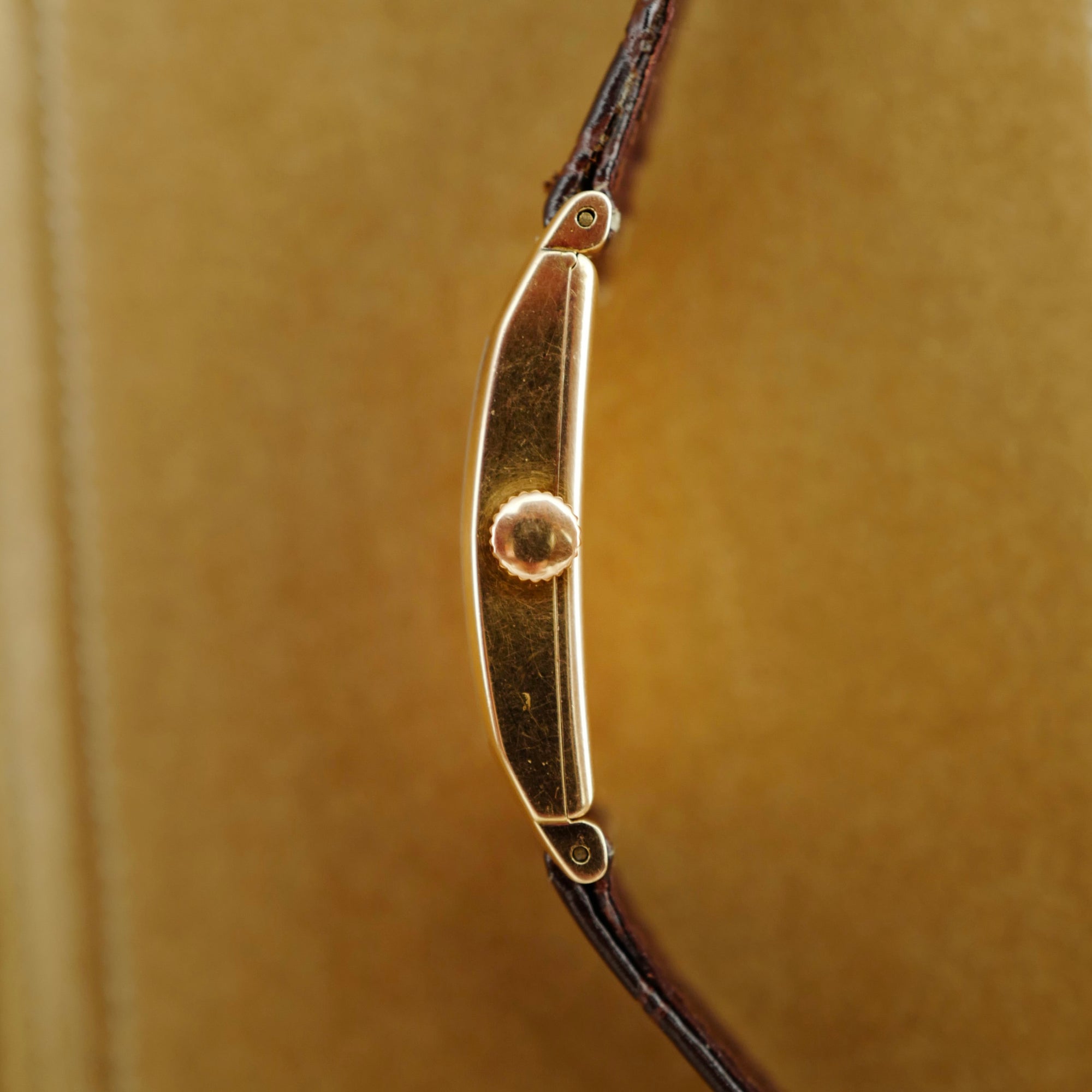 Patek Philippe Pink Gold Rectangular Watch Ref. 425 Retailed by Tiffany &amp; Co.
