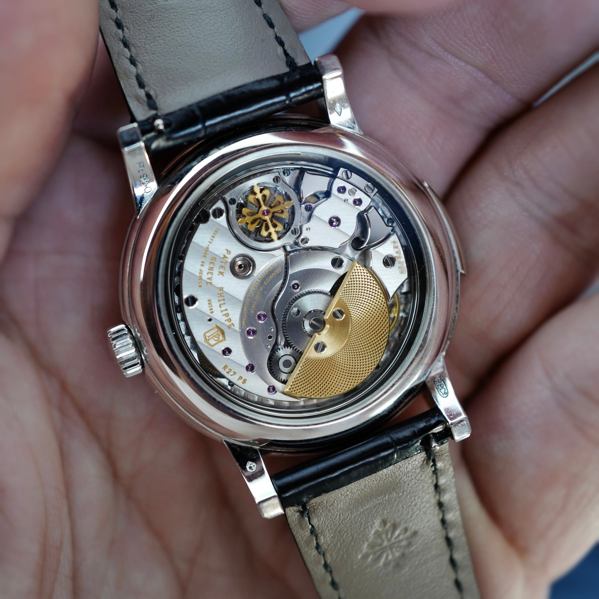 Patek Philippe Platinum Minute Repeater Enamel Watch Ref. 5078 Box and Papers (New Arrival)