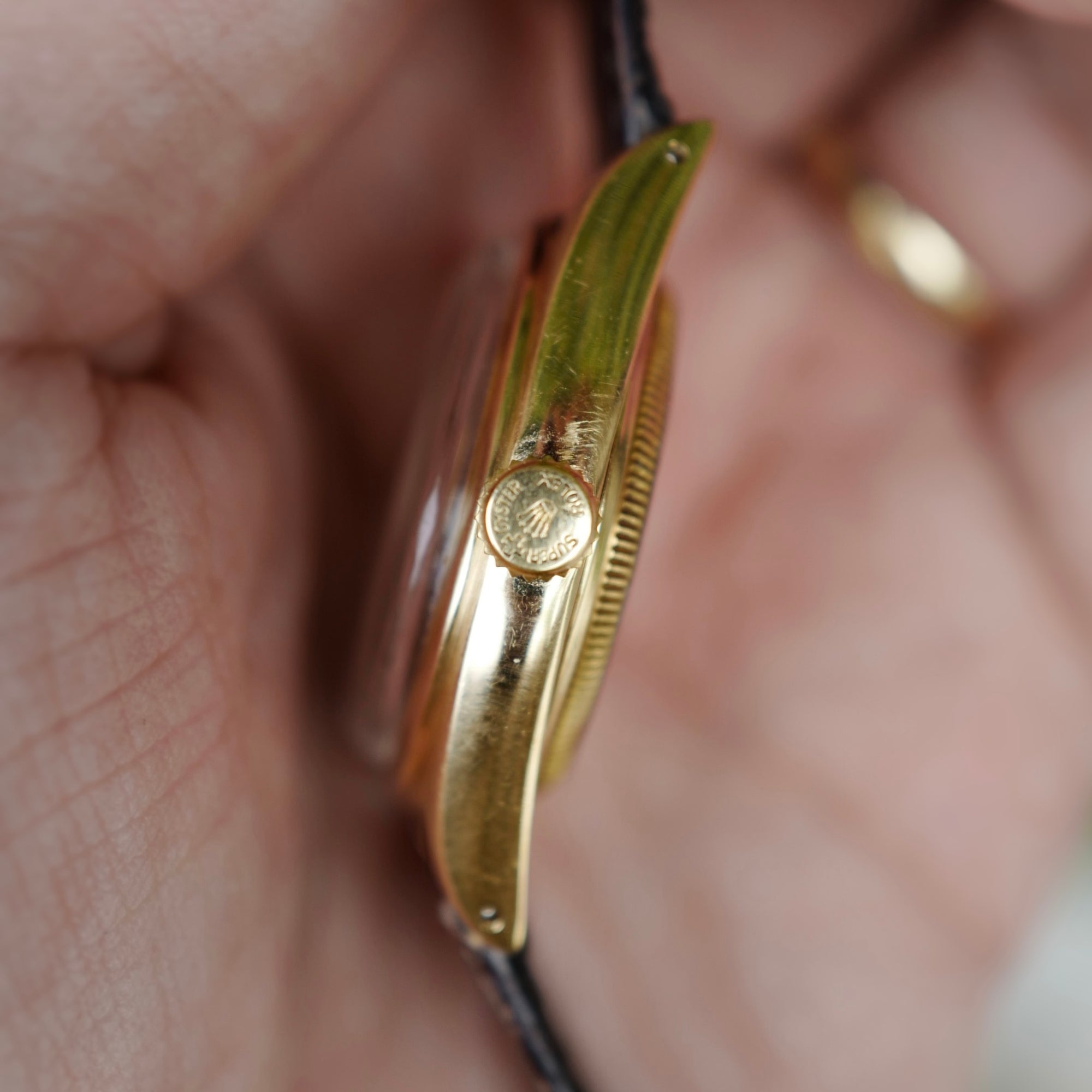 Rolex - Rolex Oyster Perpetual Honeycomb Ovetone Watch Ref. 6098 - The Keystone Watches