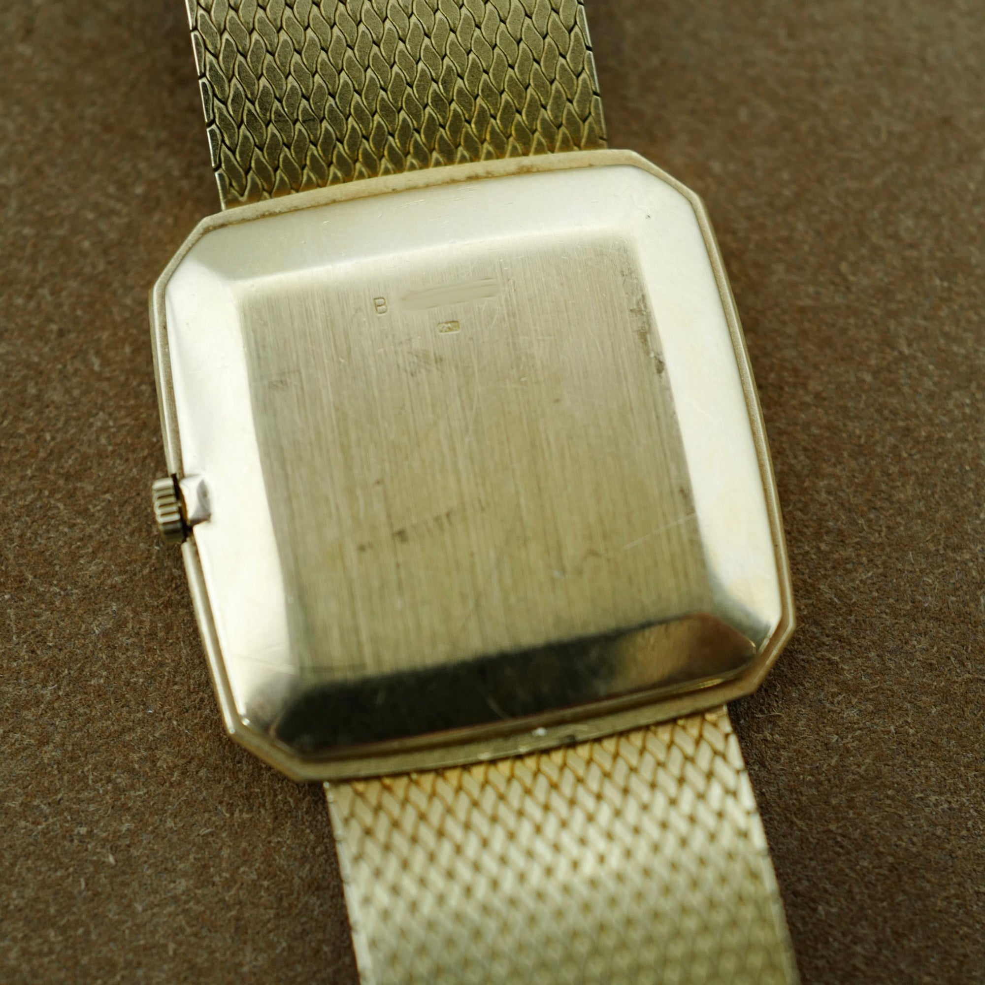Audemars Piguet Yellow Gold Rectangular Watch