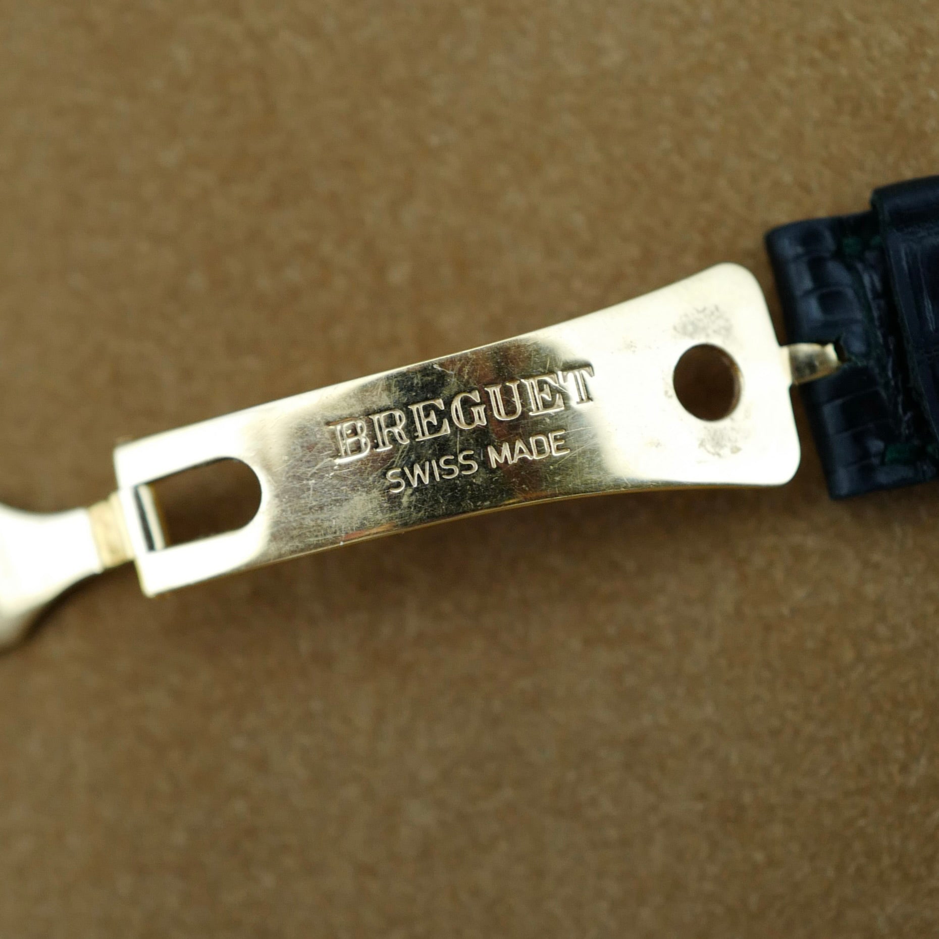 Breguet Yellow Gold Emerald &amp; Diamond Watch (New Arrival)