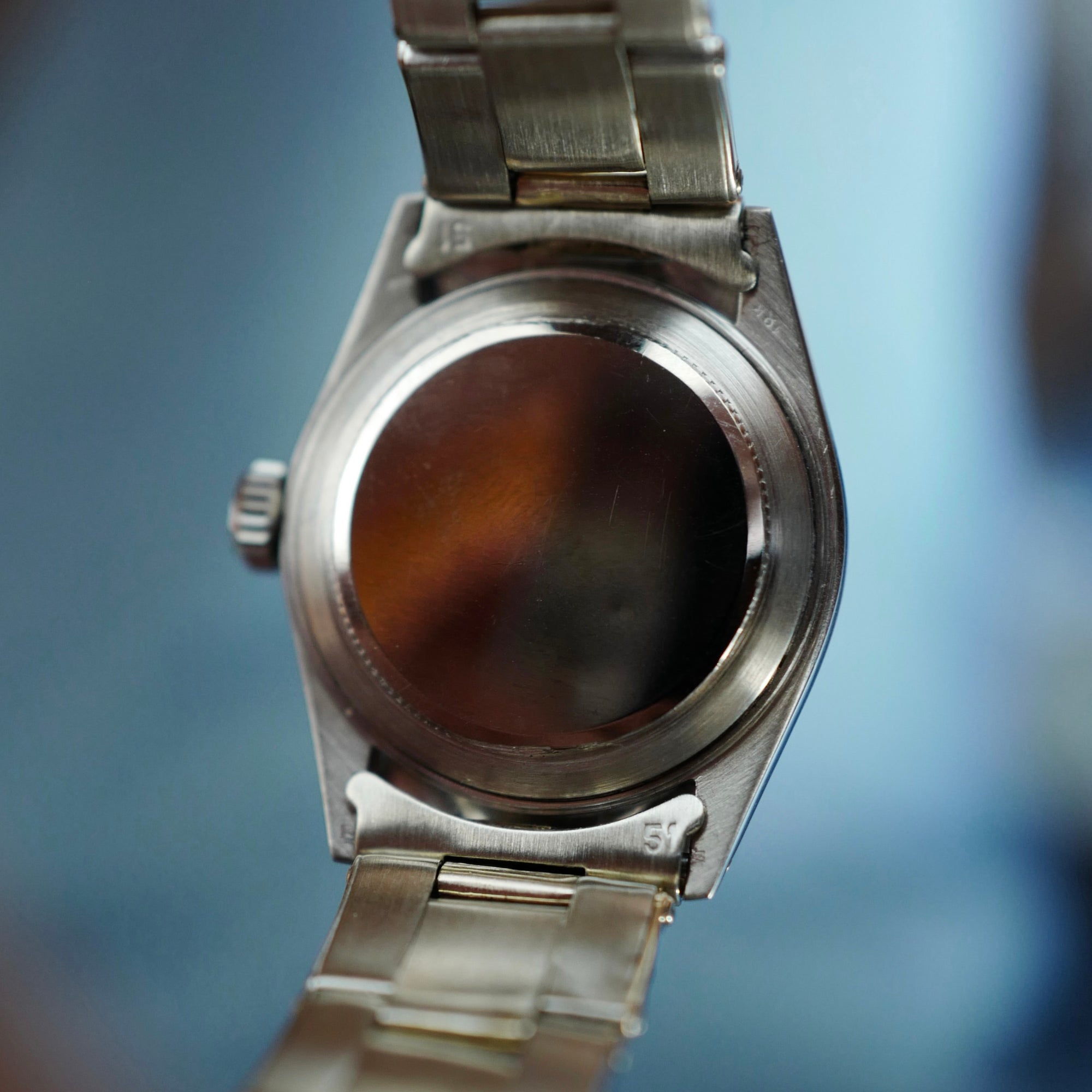 Rolex White Gold Datejust Ref. 6824 with Blue Vignette Dial