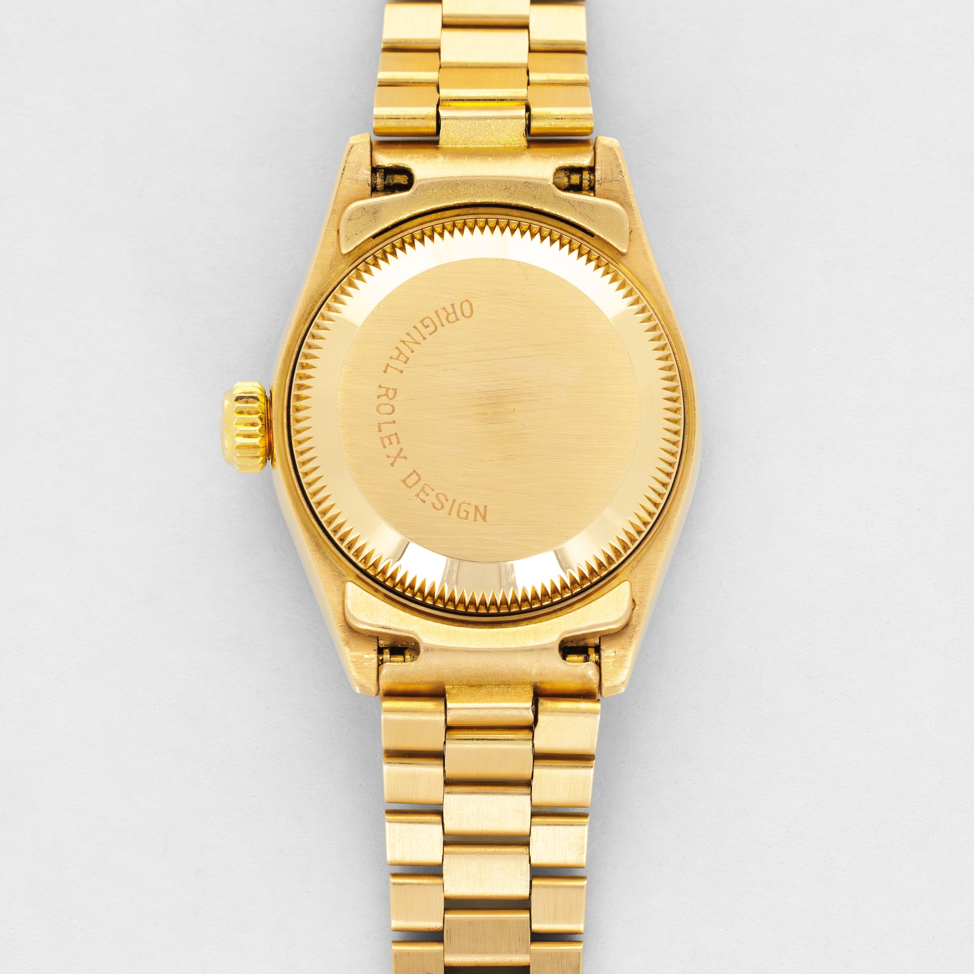 Rolex Yellow Gold Datejust Ref. 69198 with Diamond and Sapphire Bezel