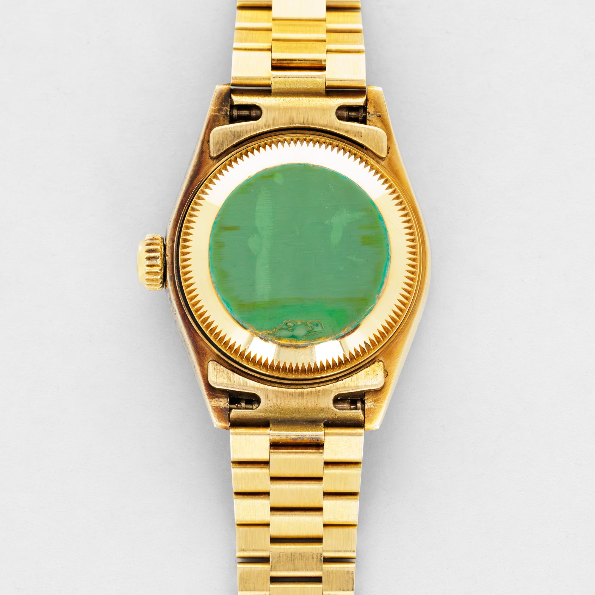 Rolex Yellow Gold Datejust Ref. 69068 Oxblood Dial with Diamonds & Rubies