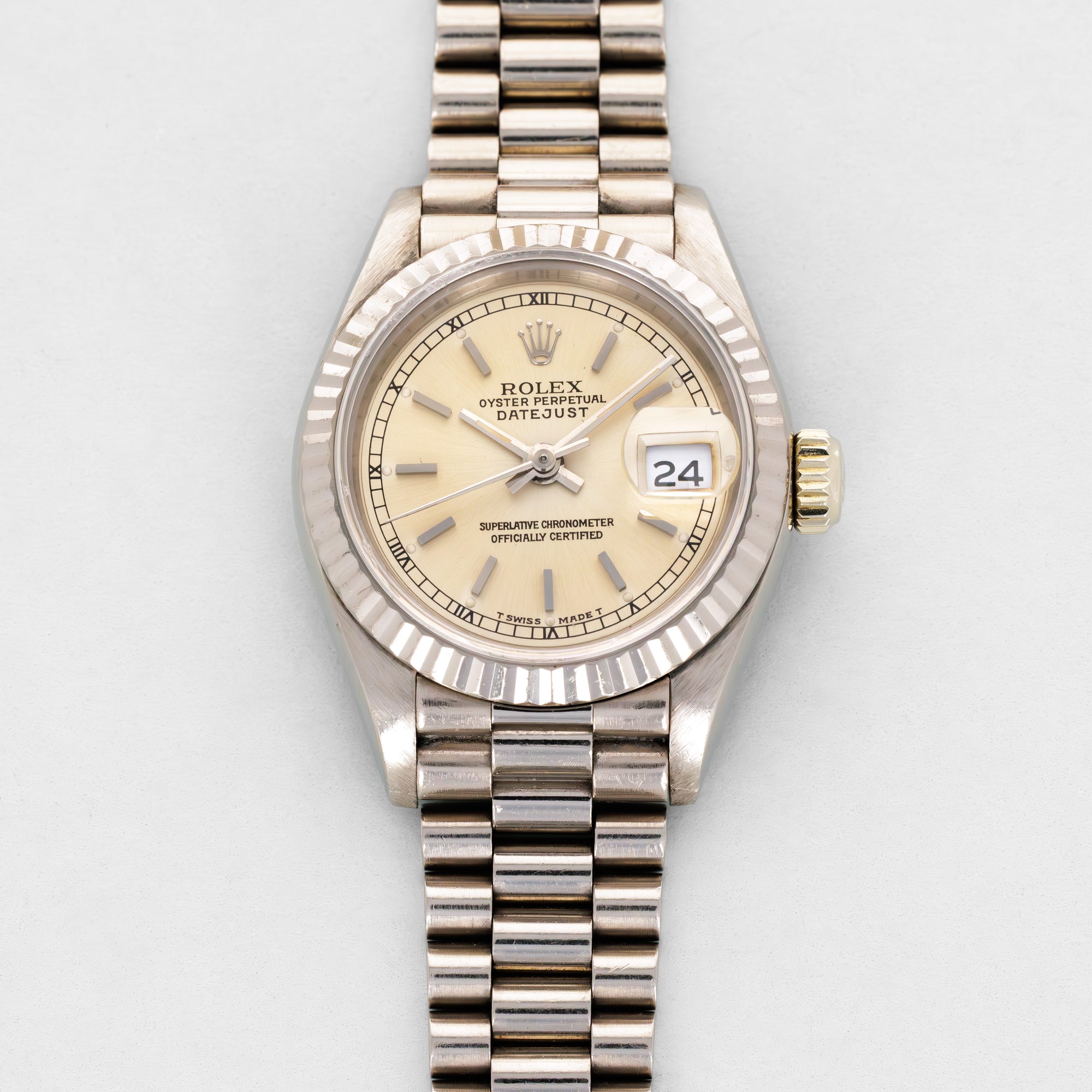 Rolex White Gold Datejust Ref. 69179