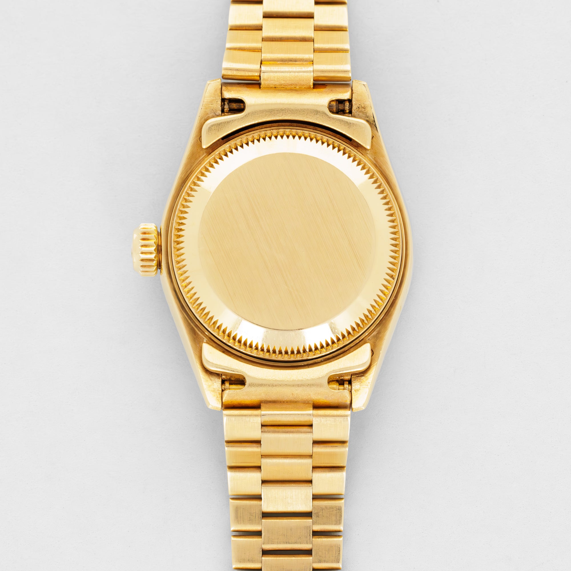Rolex Yellow Gold Datejust Ref. 69078 with Pave Diamond & Emerald