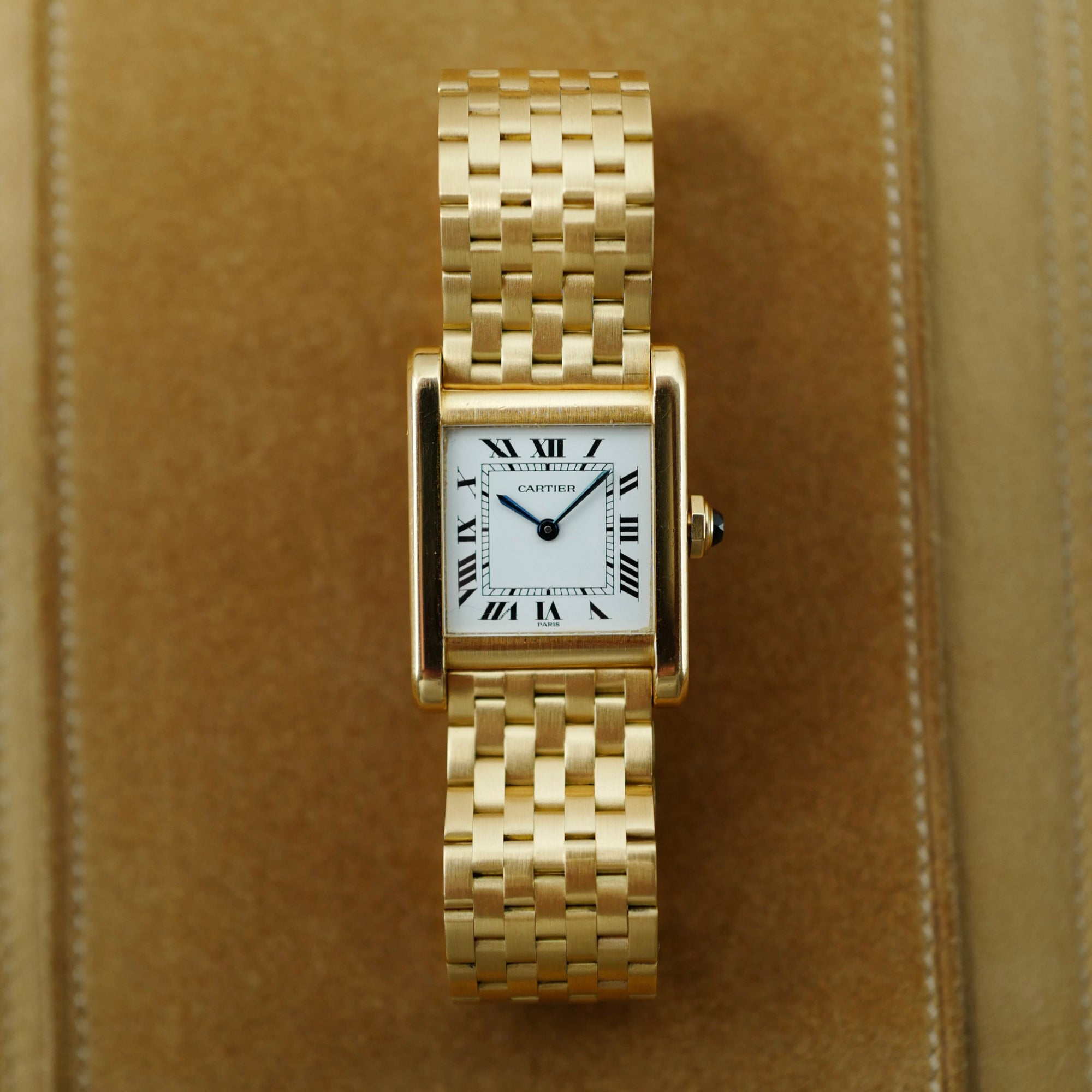 Cartier Yellow Gold Tank Normale Bracelet Watch  Ref. 78092 (New Arrival)
