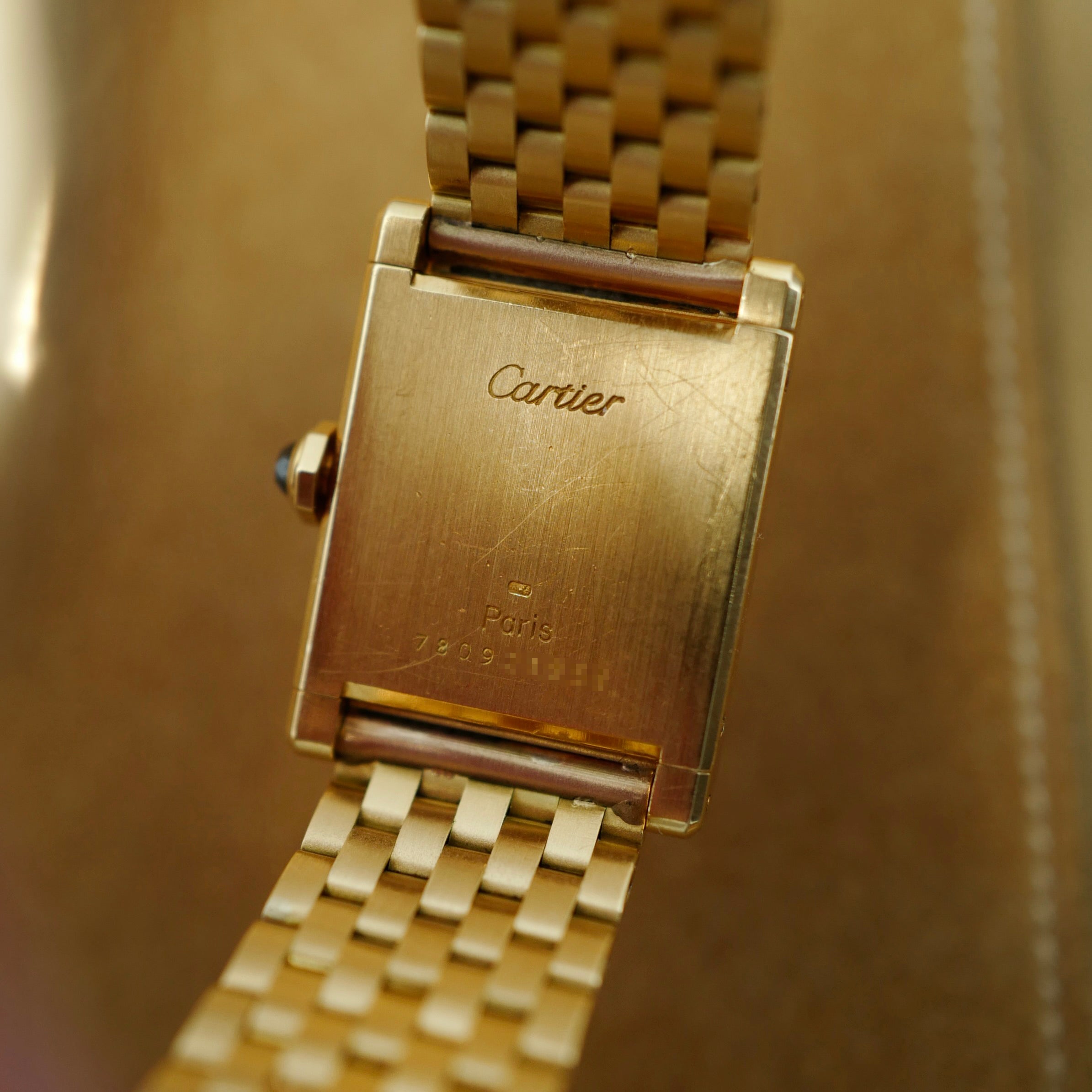 Cartier Tank Normale 78092 18k YG