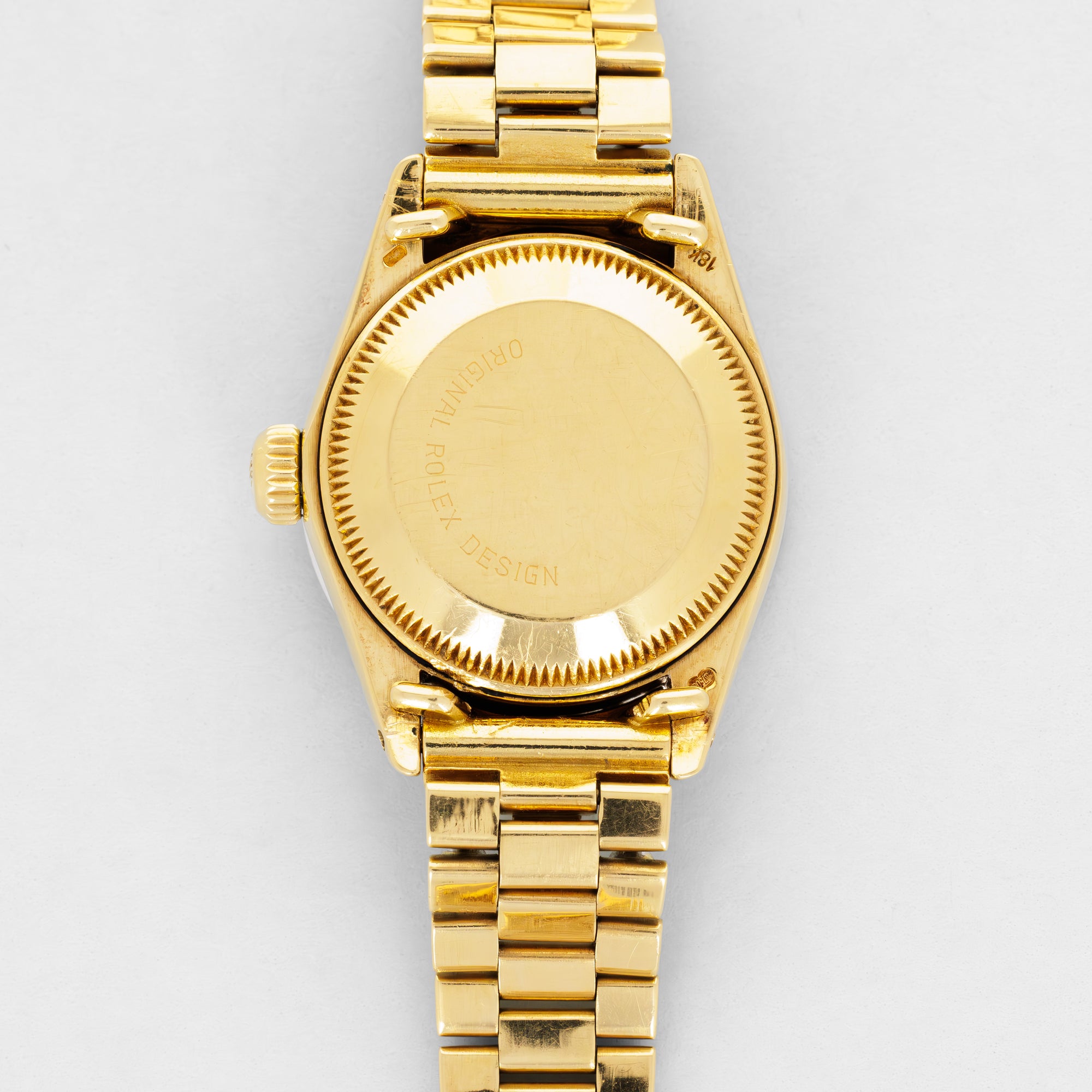 Rolex Yellow Gold Octopussy Datejust Watch Ref. 6913 with Green Vignette Dial