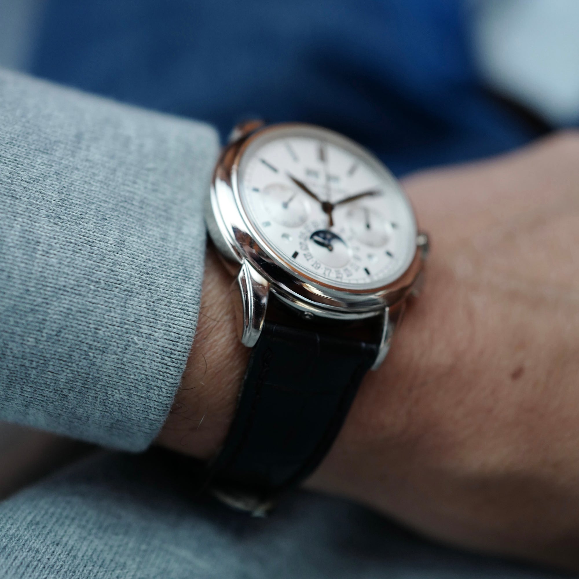 Patek Philippe - Patek Philippe White Gold Perpetual Calendar Chronograph Ref. 5270G - The Keystone Watches