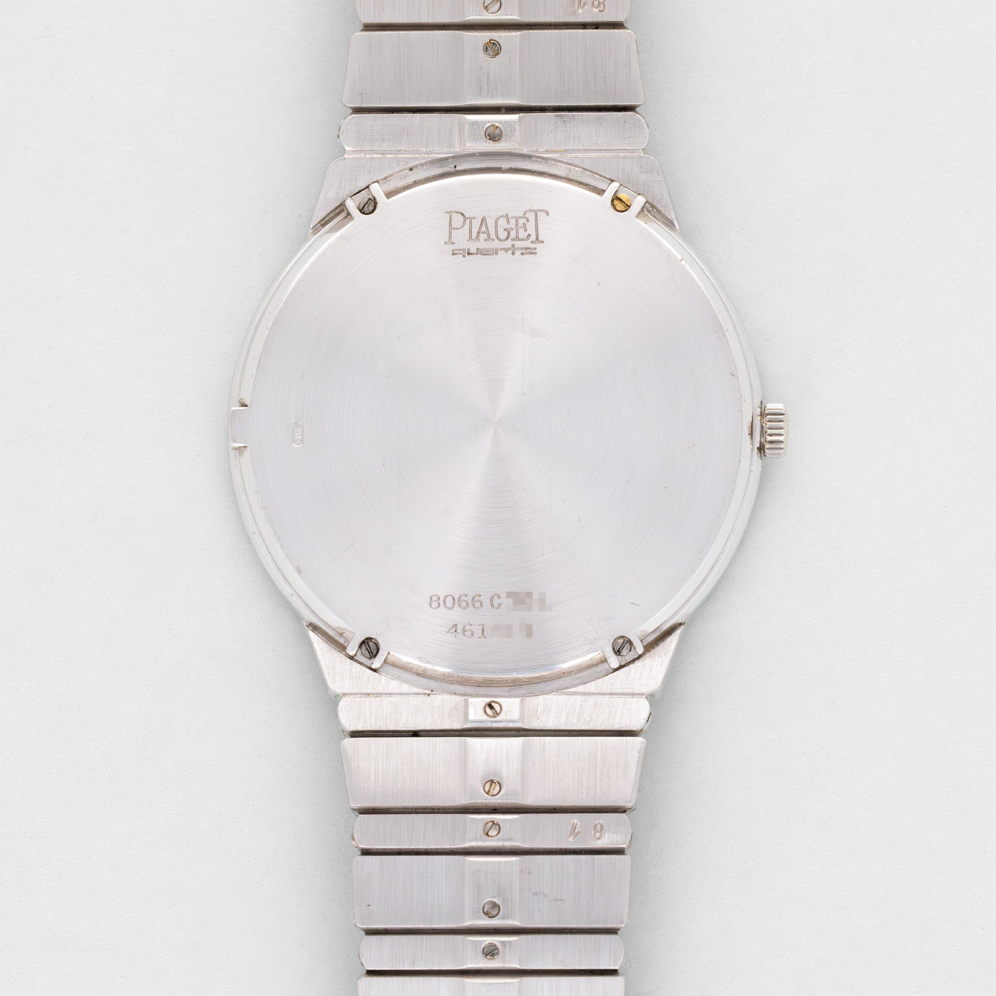Piaget White Gold Diamond And Lapis Watch Ref. 8066