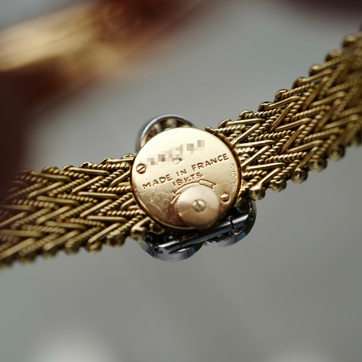 Cartier Yellow Gold Diamond Flower Cover Watch