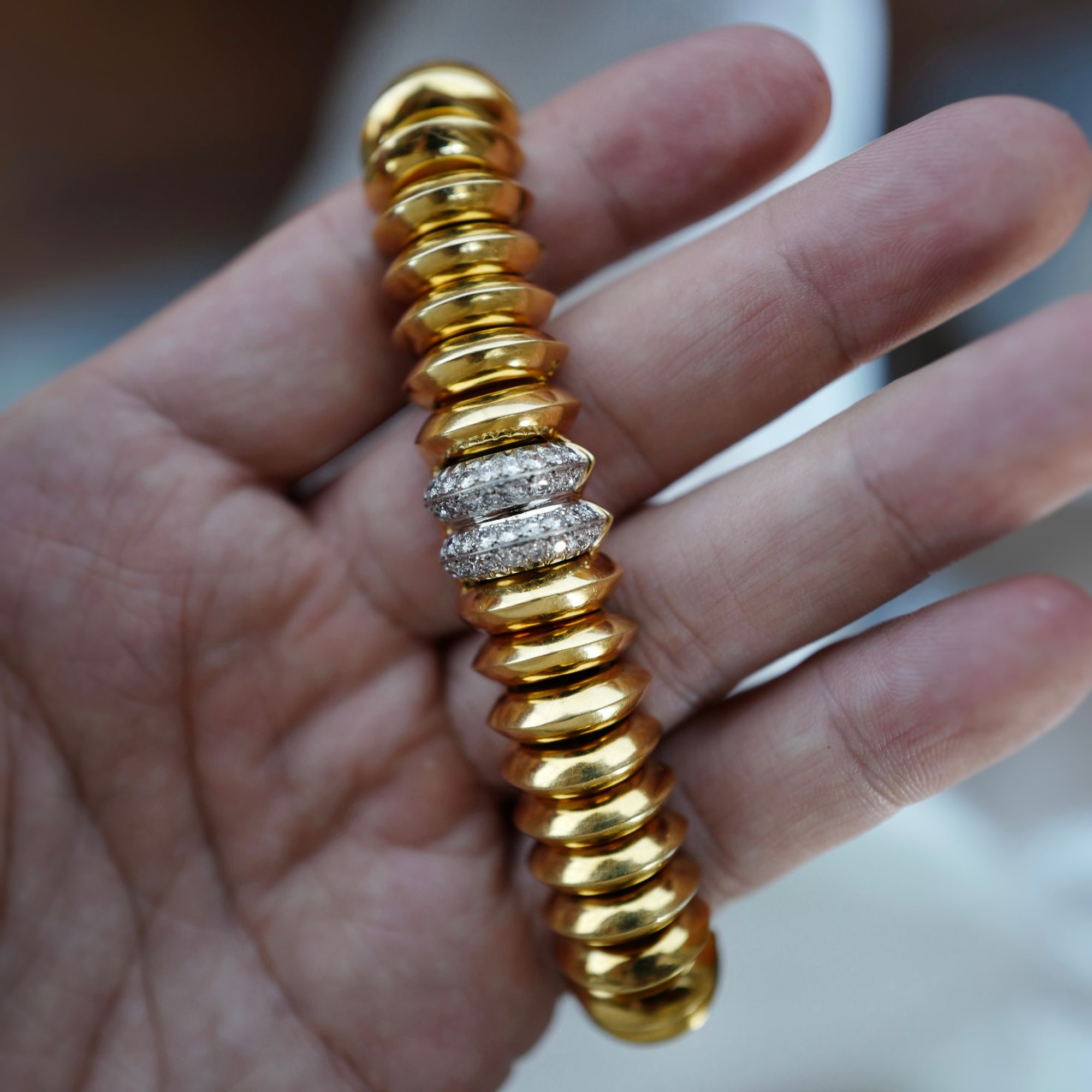 Cartier Yellow Gold Pave Diamond Cover Watch (New Arrival)