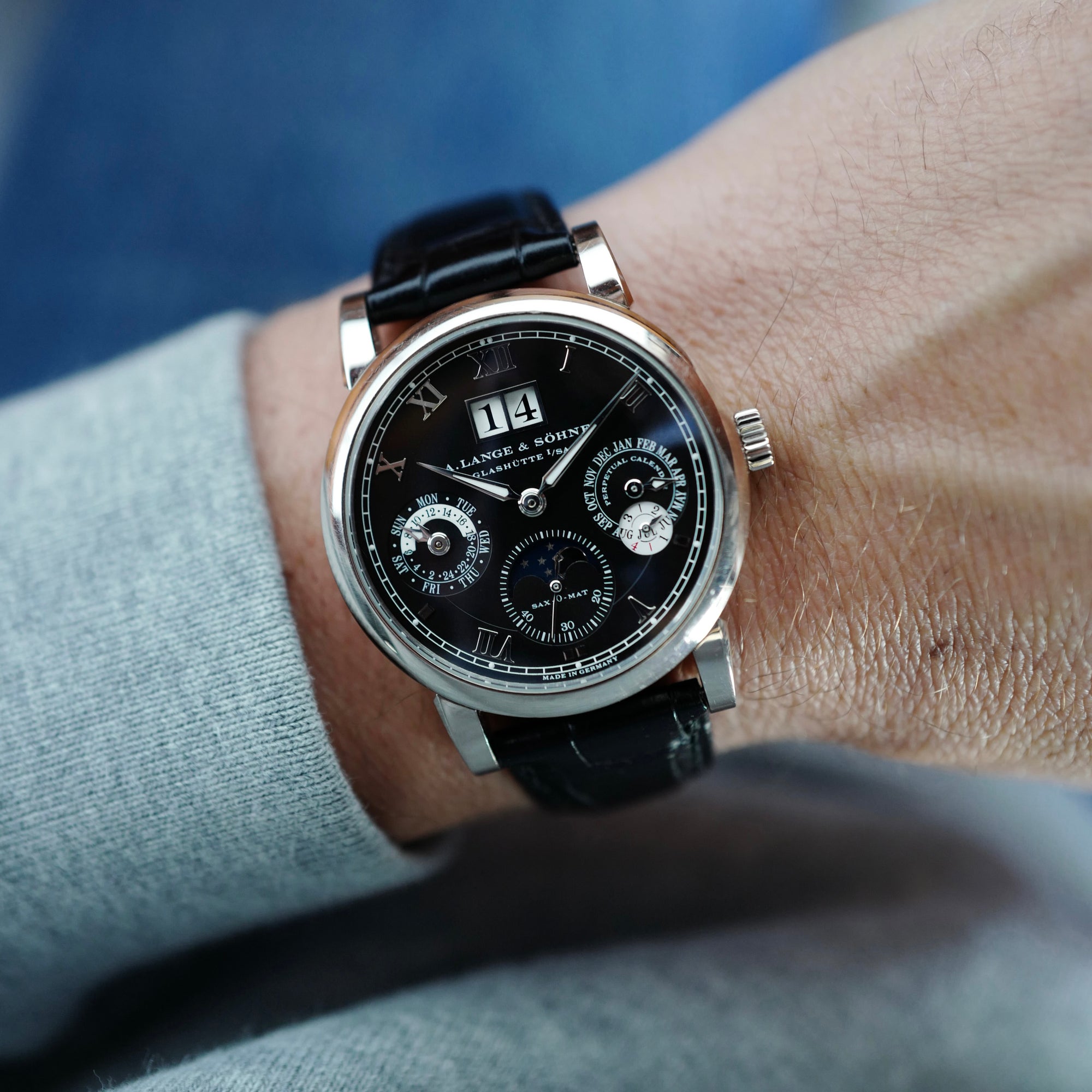 A. Lange &amp; Sohne White Gold Perpetual Calendar Watch Ref. 310.026 (New Arrival)