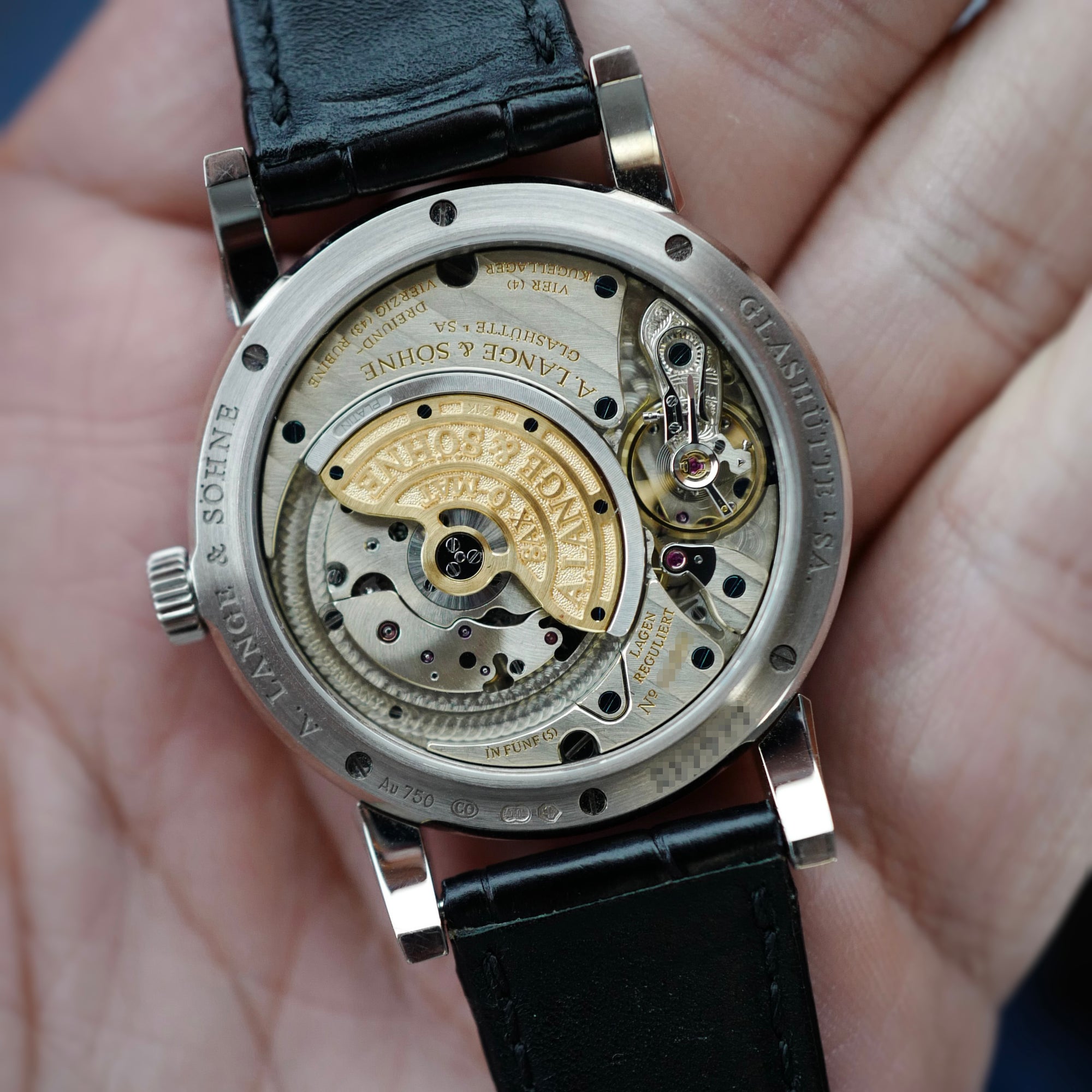 A. Lange &amp; Sohne White Gold Perpetual Calendar Watch Ref. 310.026 (New Arrival)