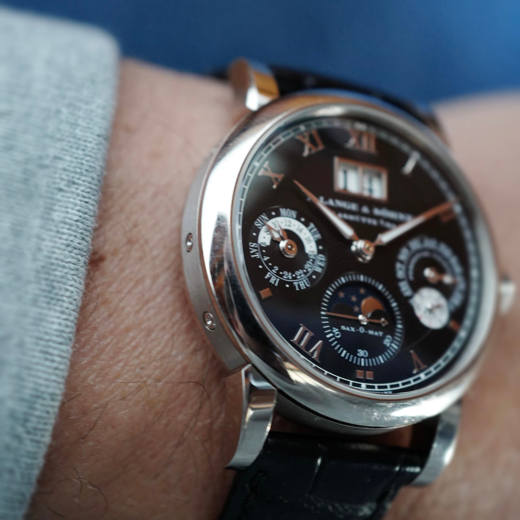 A. Lange &amp; Sohne White Gold Perpetual Calendar Watch Ref. 310.026 (New Arrival)