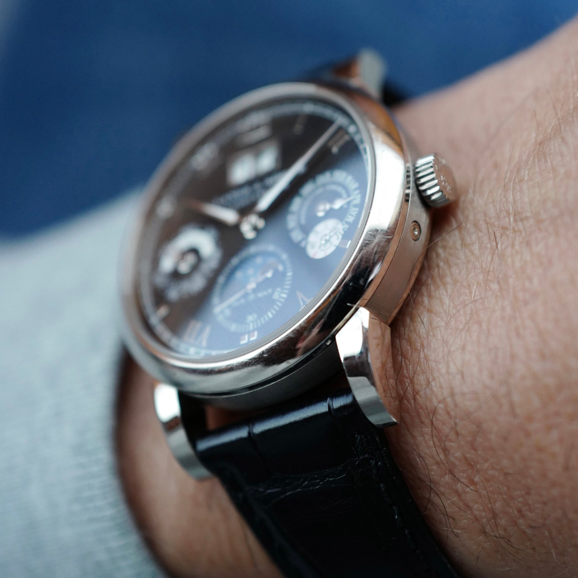 A. Lange &amp; Sohne White Gold Perpetual Calendar Watch Ref. 310.026 (New Arrival)