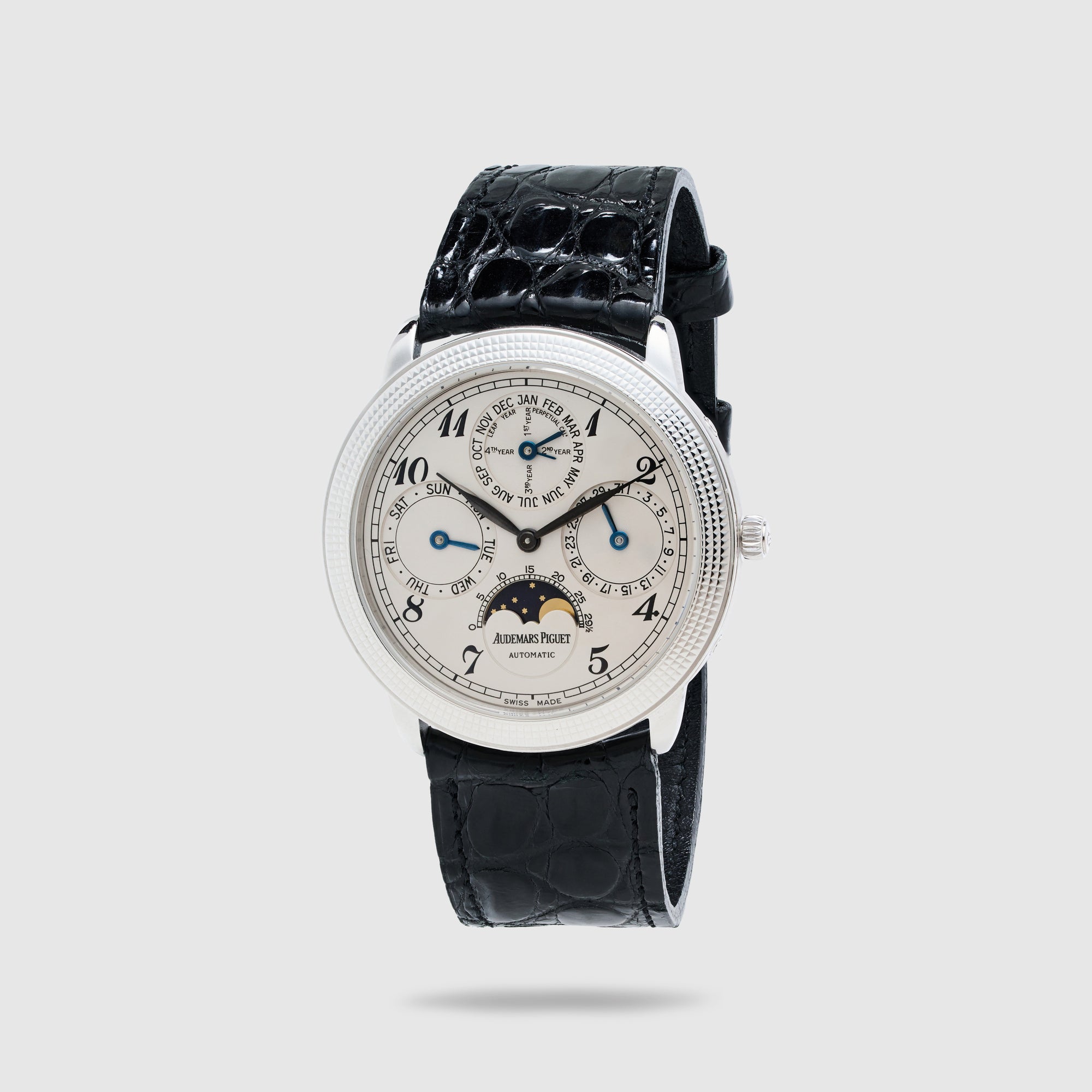 Audemars Piguet White Gold Perpetual Calendar Watch Ref. 25850