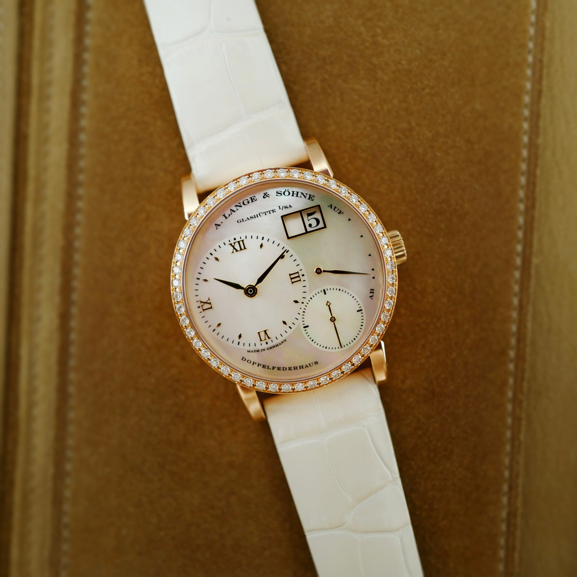 A. Lange &amp; Sohne Rose Gold Little Lange 1 Ref. 813.047 (New Arrival)