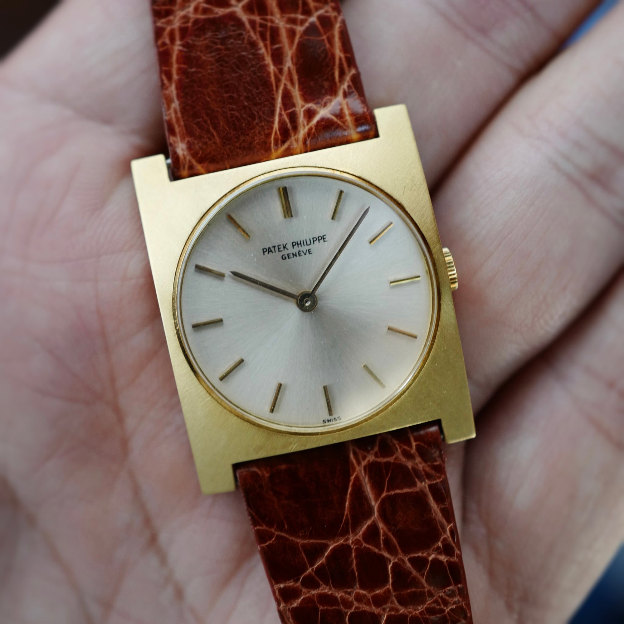 Pate Philippe Rectangular Watch Ref. 3557 (New Arrival)