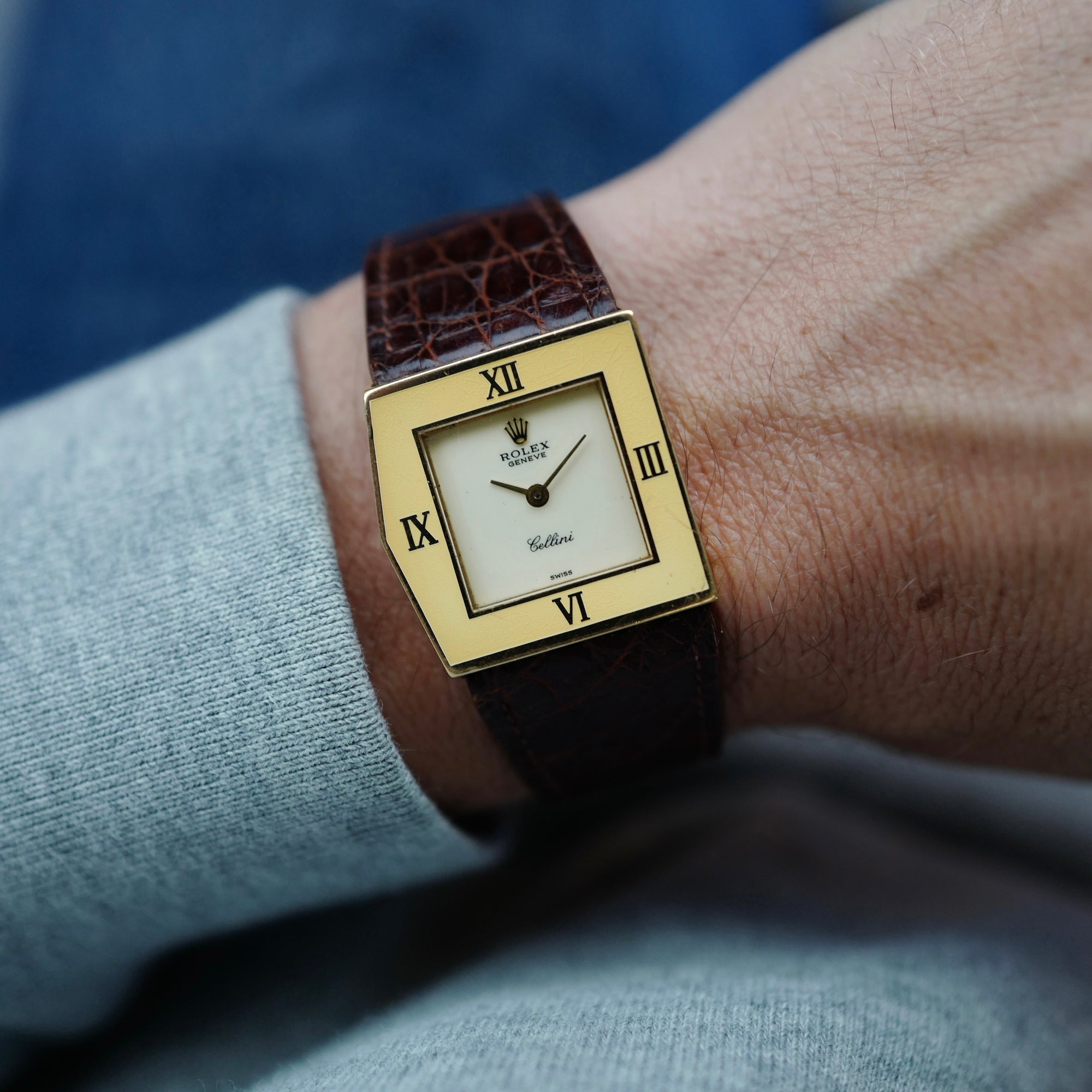 Rolex Yellow Gold Enamel Cellini Ref. 4152 (New Arrival)