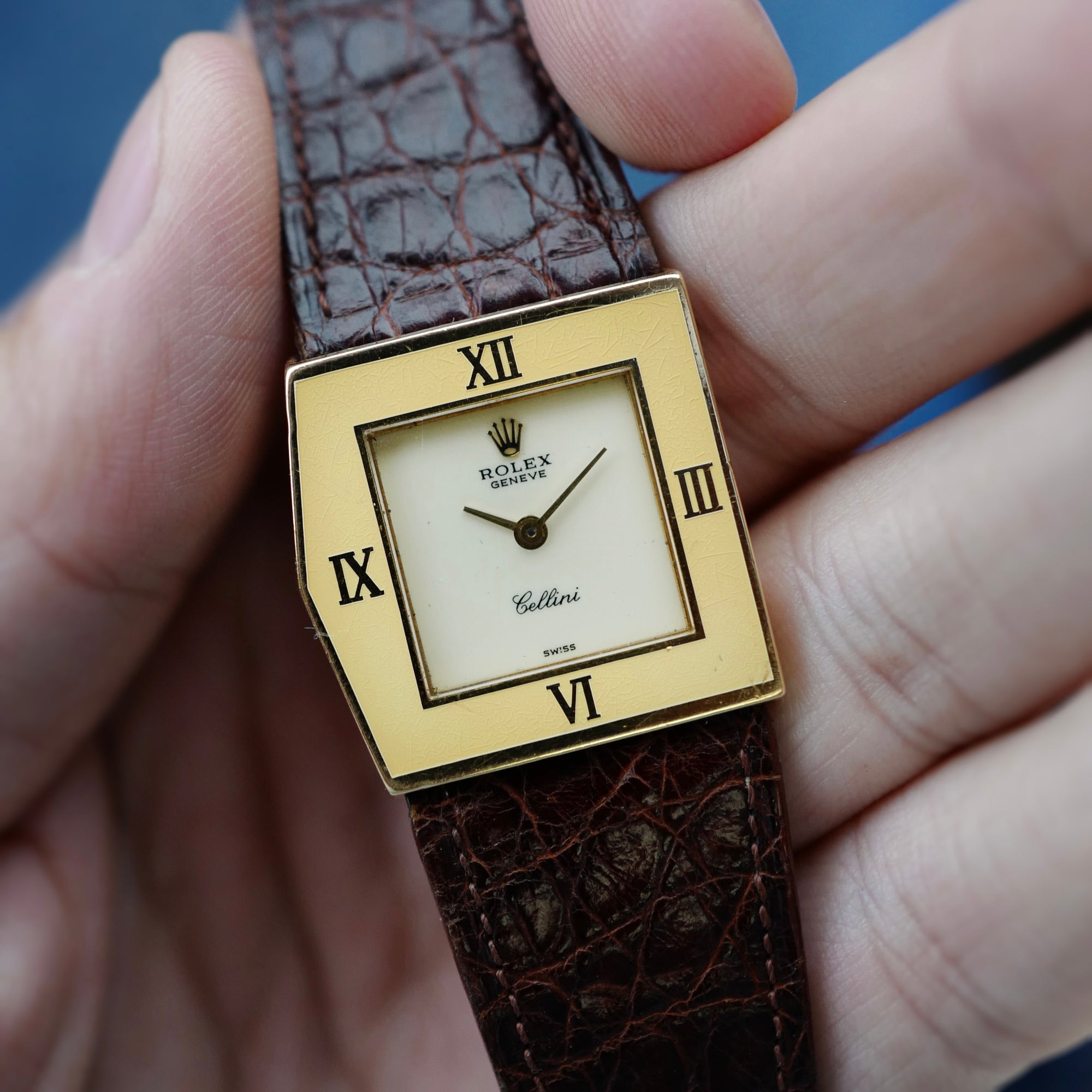 Rolex Yellow Gold Enamel Cellini Ref. 4152 (New Arrival)