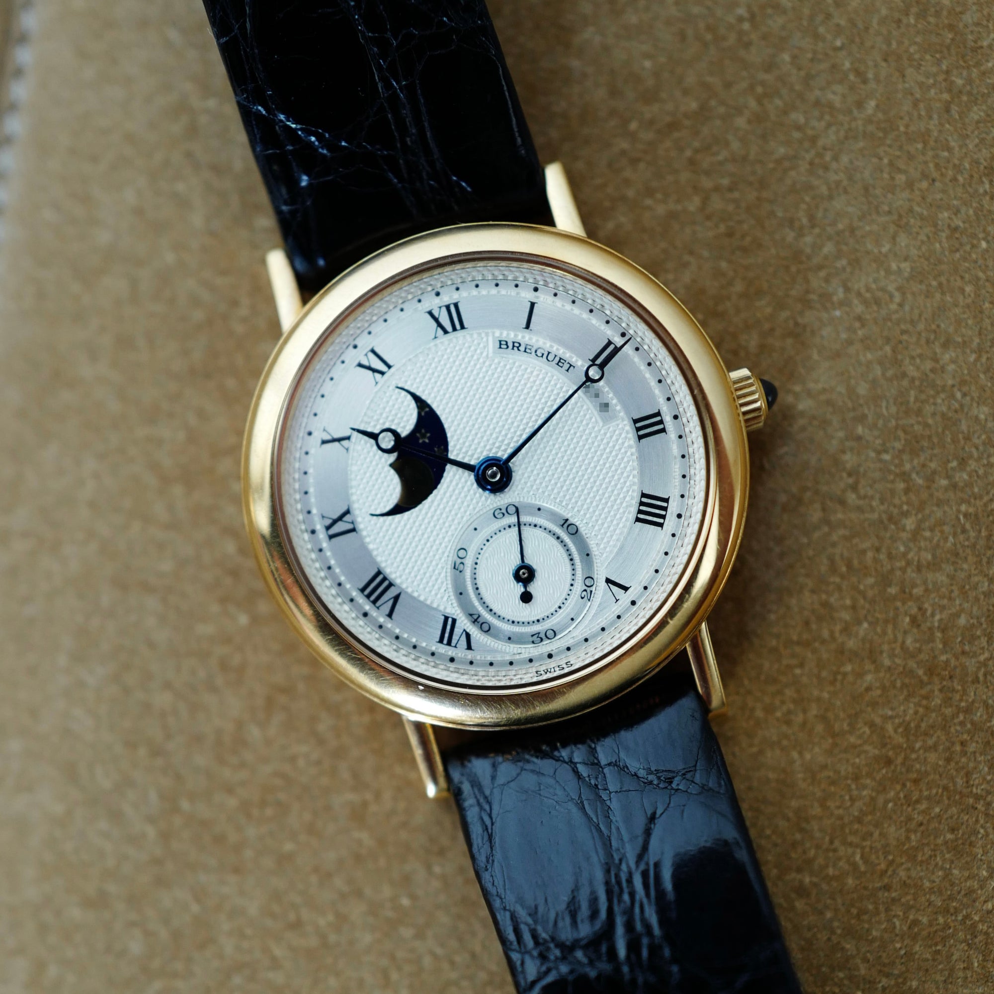 Breguet - Breguet Yellow Gold Moonphase Watch - The Keystone Watches