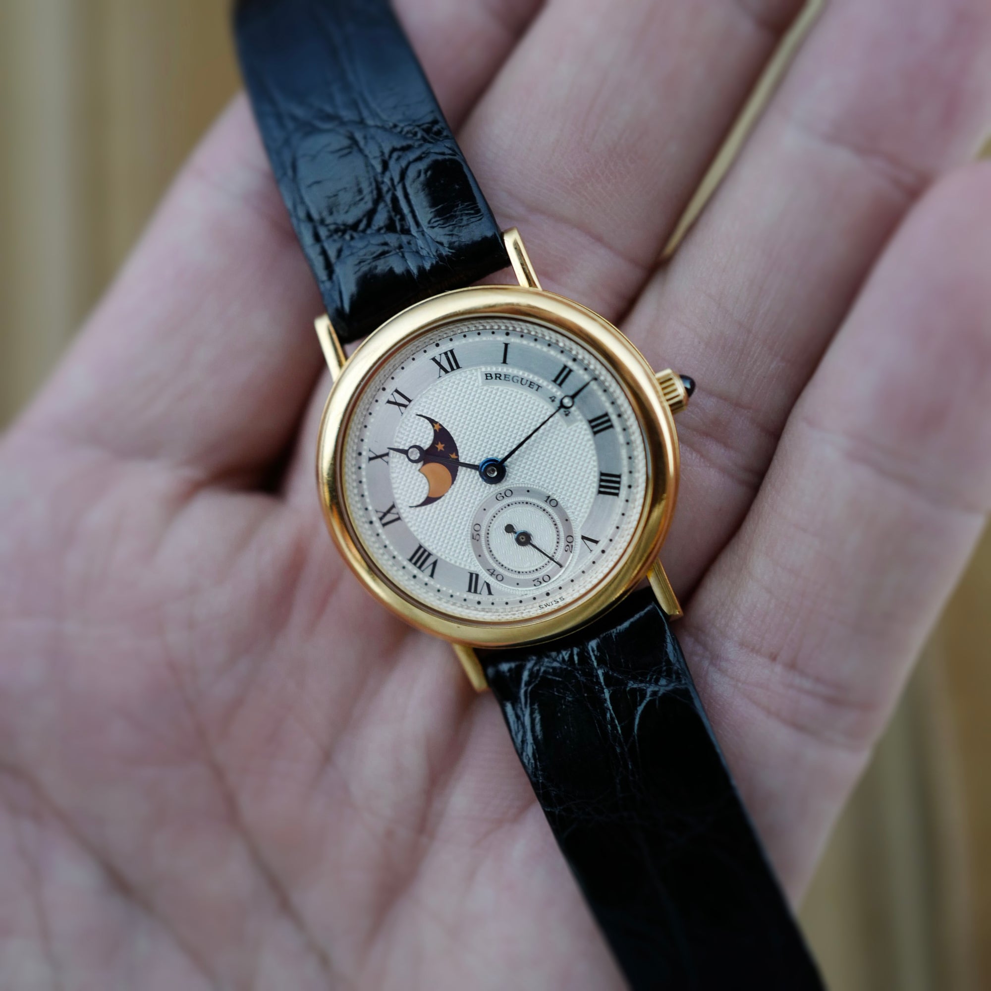 Breguet - Breguet Yellow Gold Moonphase Watch - The Keystone Watches