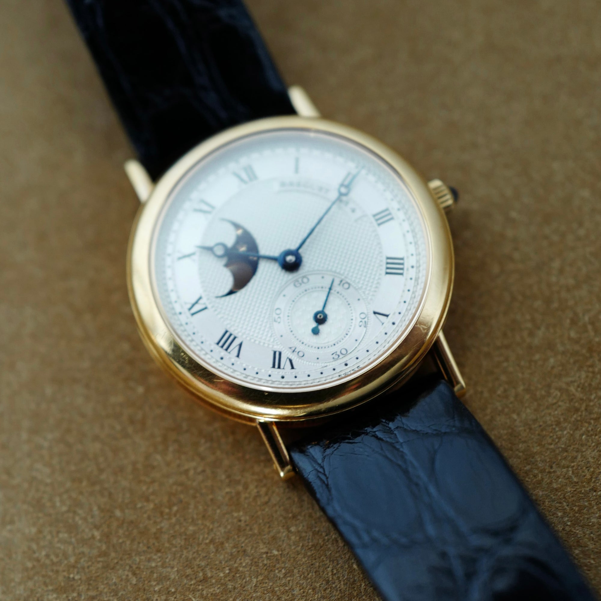 Breguet - Breguet Yellow Gold Moonphase Watch - The Keystone Watches