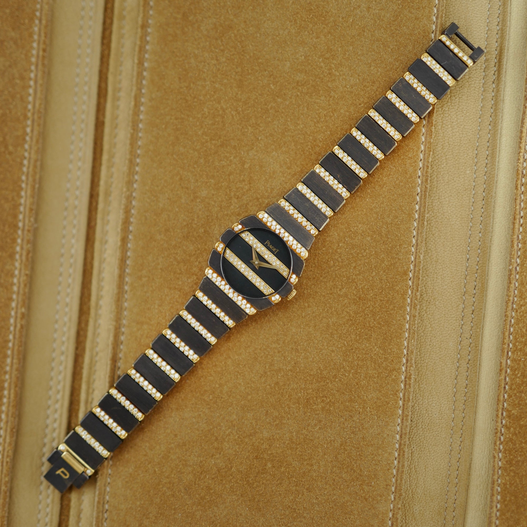 Piaget Yellow Gold Polo Diamond Watch Ref. 861 (New Arrival)