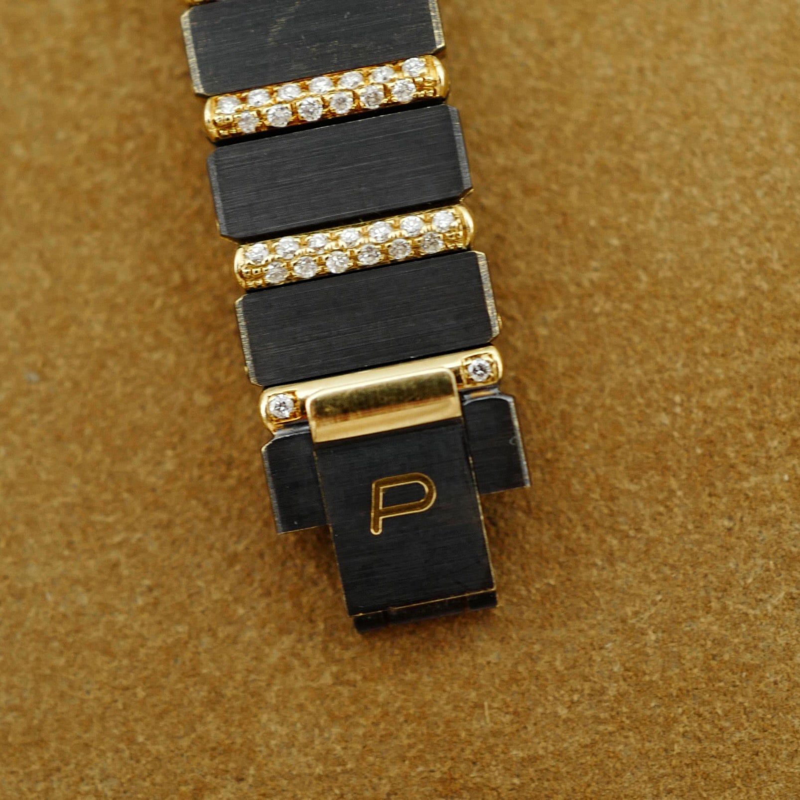 Piaget Yellow Gold Polo Diamond Watch Ref. 861 (New Arrival)