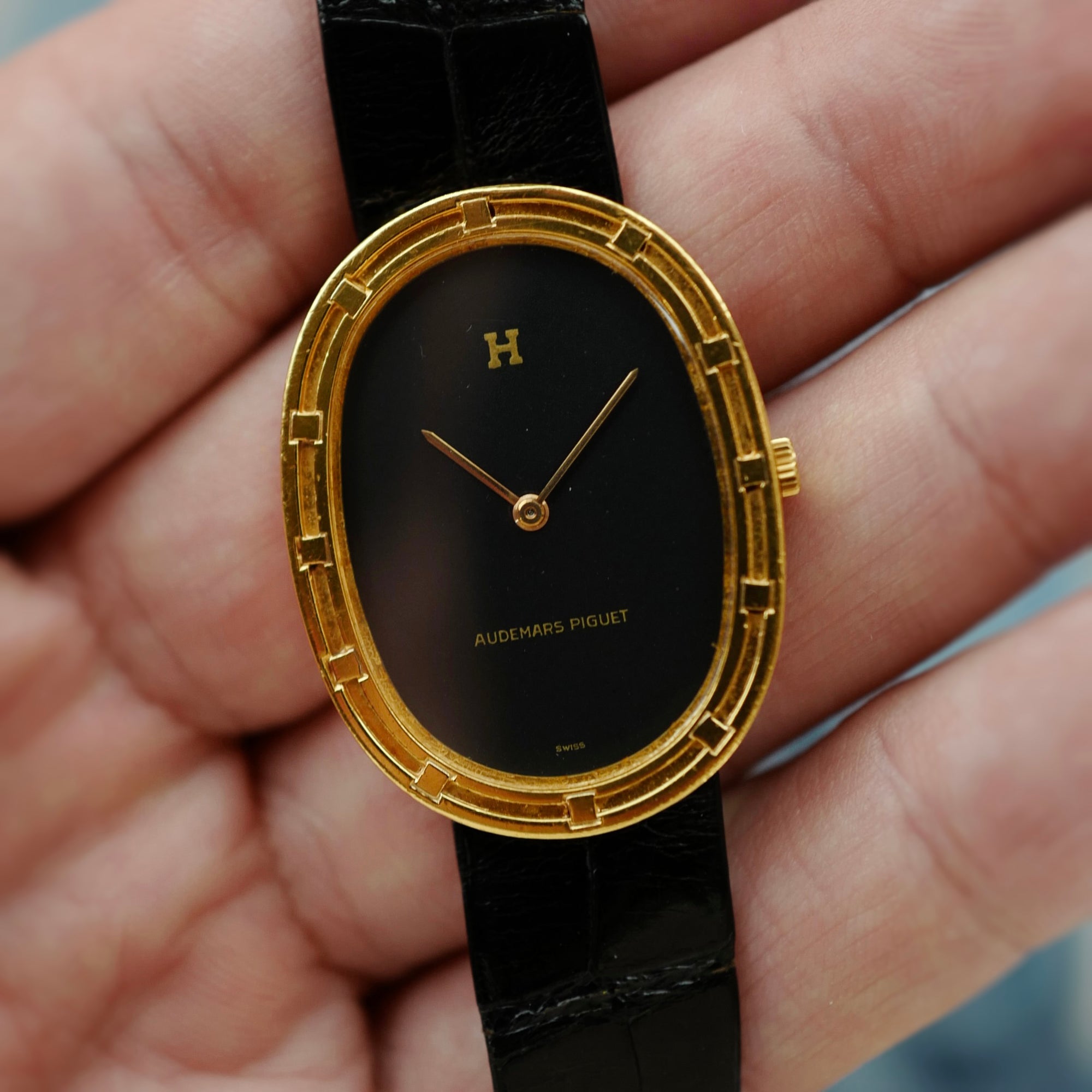 Audemars Piguet Yellow Gold Horse Shoe Watch for Hermes