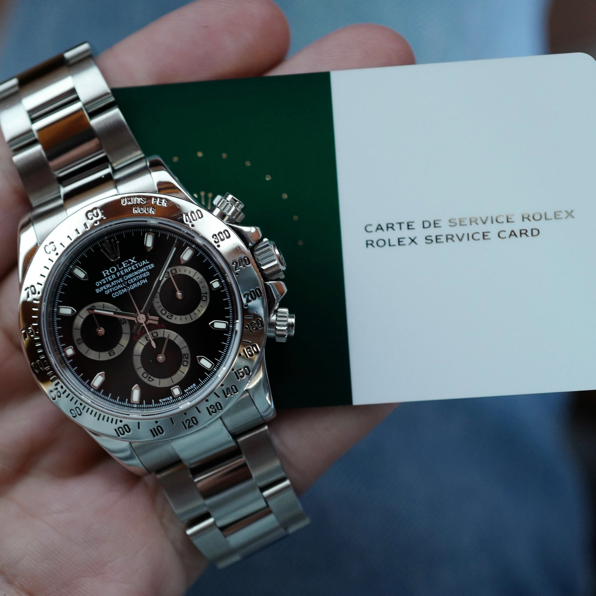 Rolex Steel Daytona Ref. 116520 with Service Card (New Arrival)