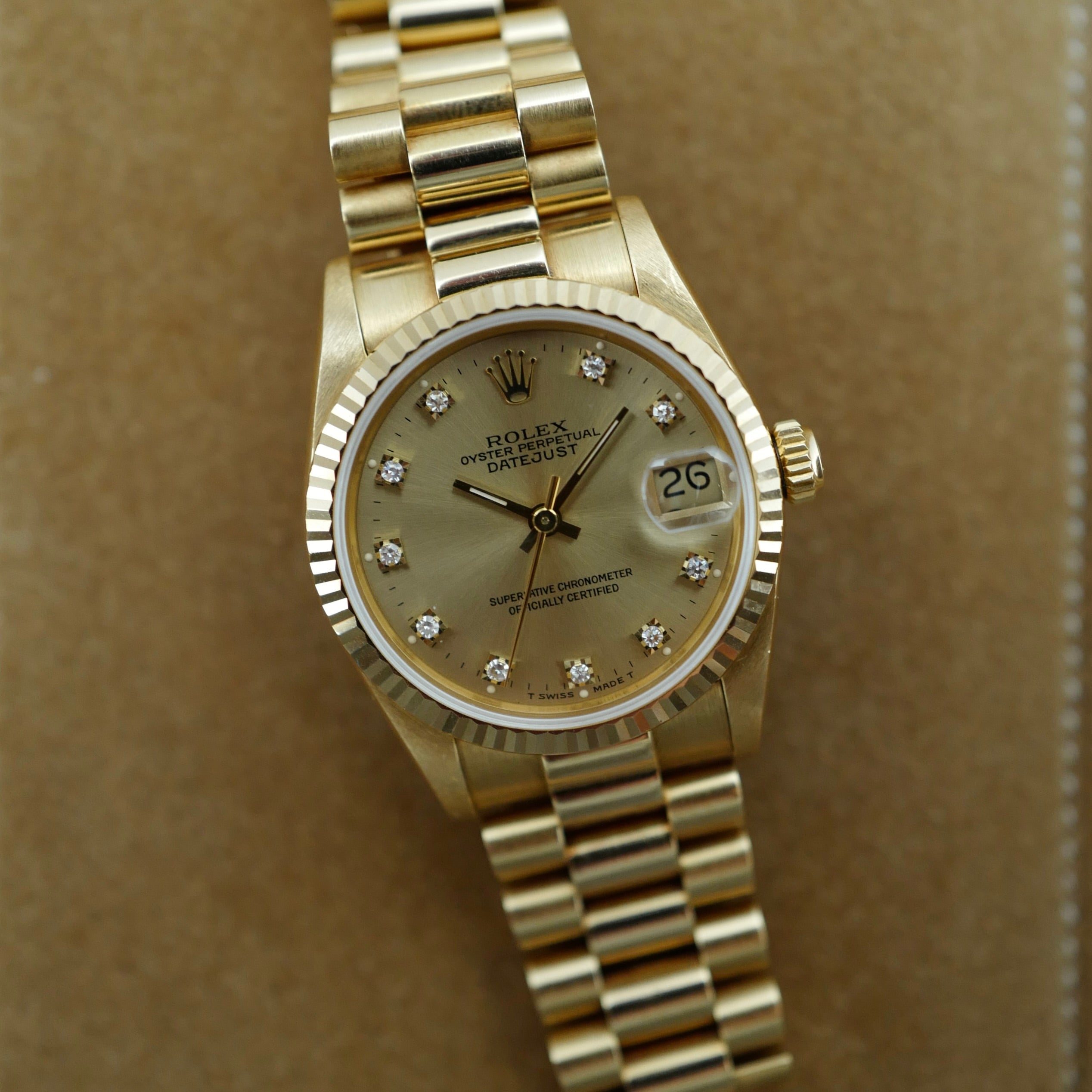 Rolex Datejust 68278G 18k YG