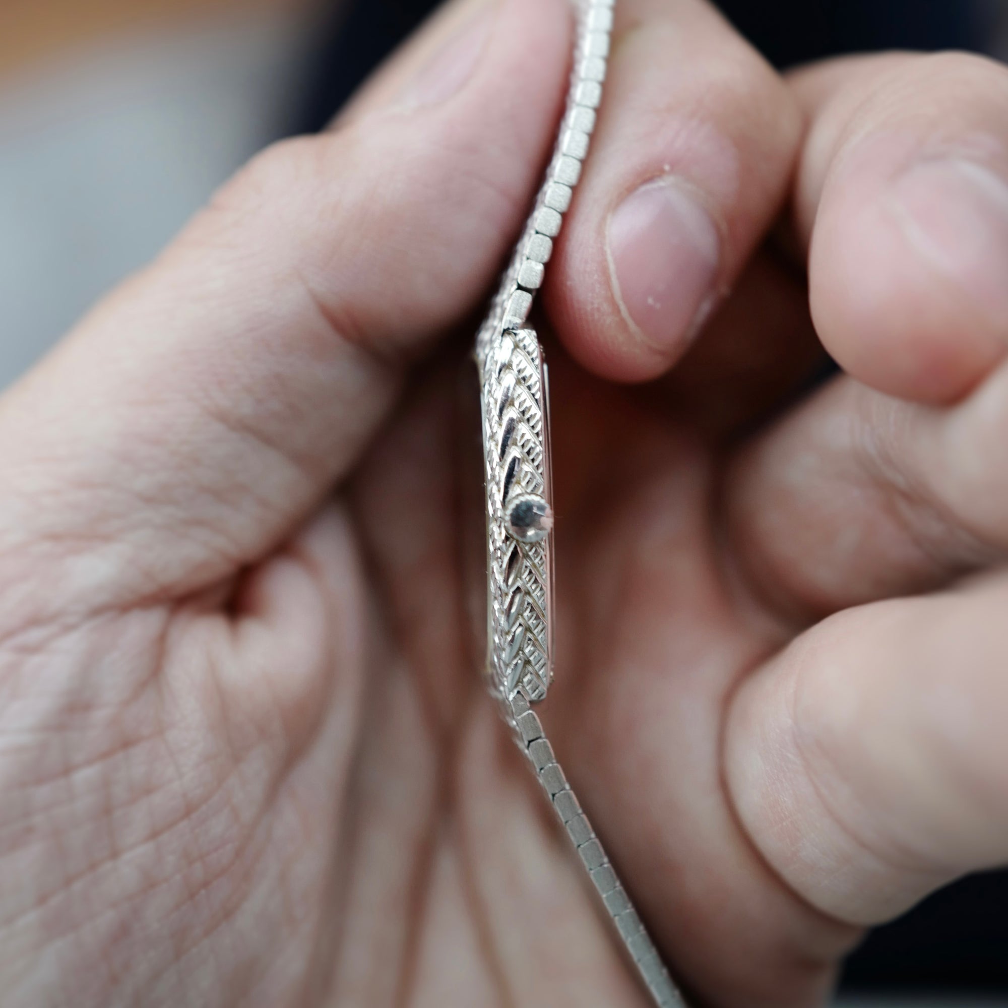 Audemars Piguet White Gold Cobra-style Bracelet Watch (New Arrival)