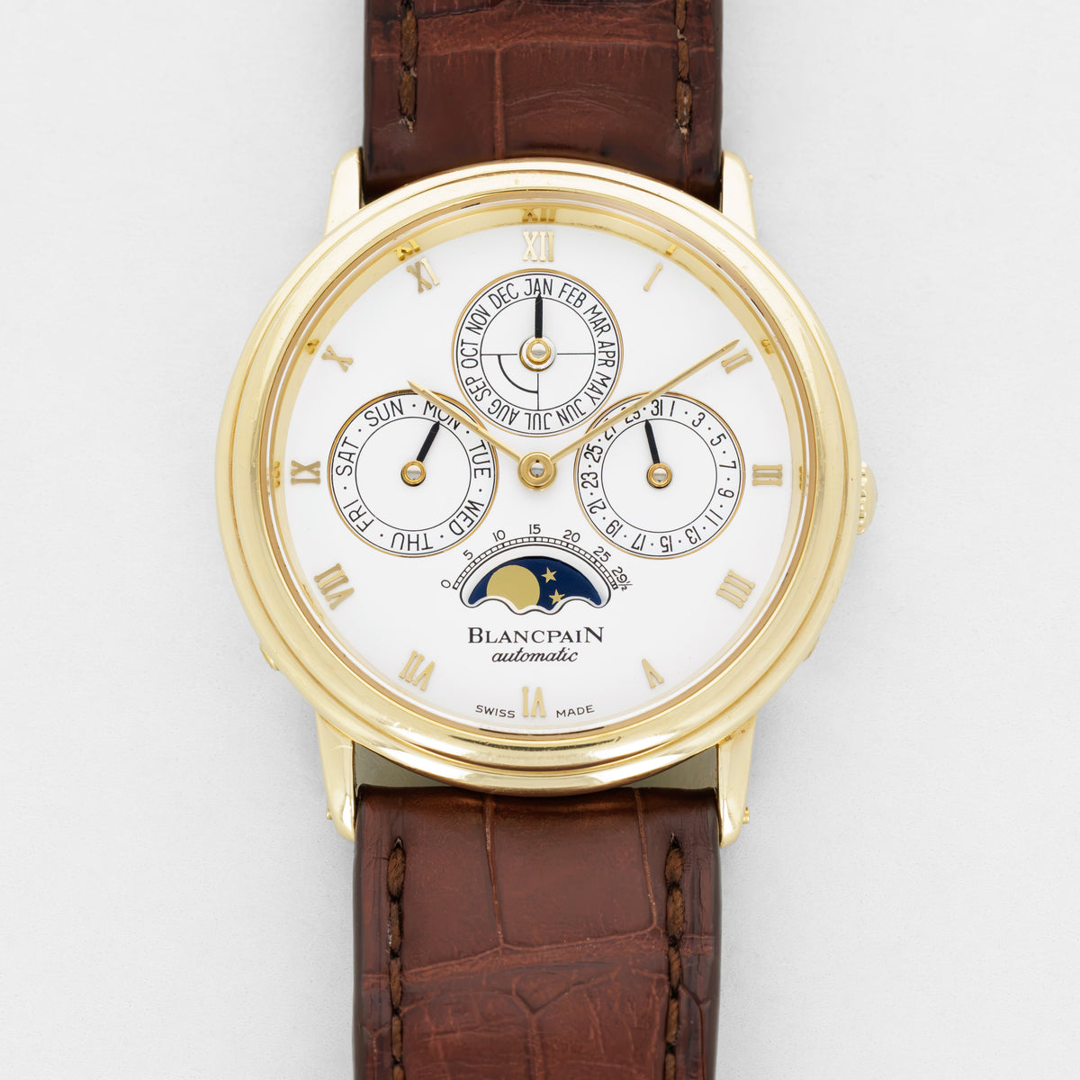 Blancpain Yellow Gold Villeret Quantieme Perpetual Ref. 5495