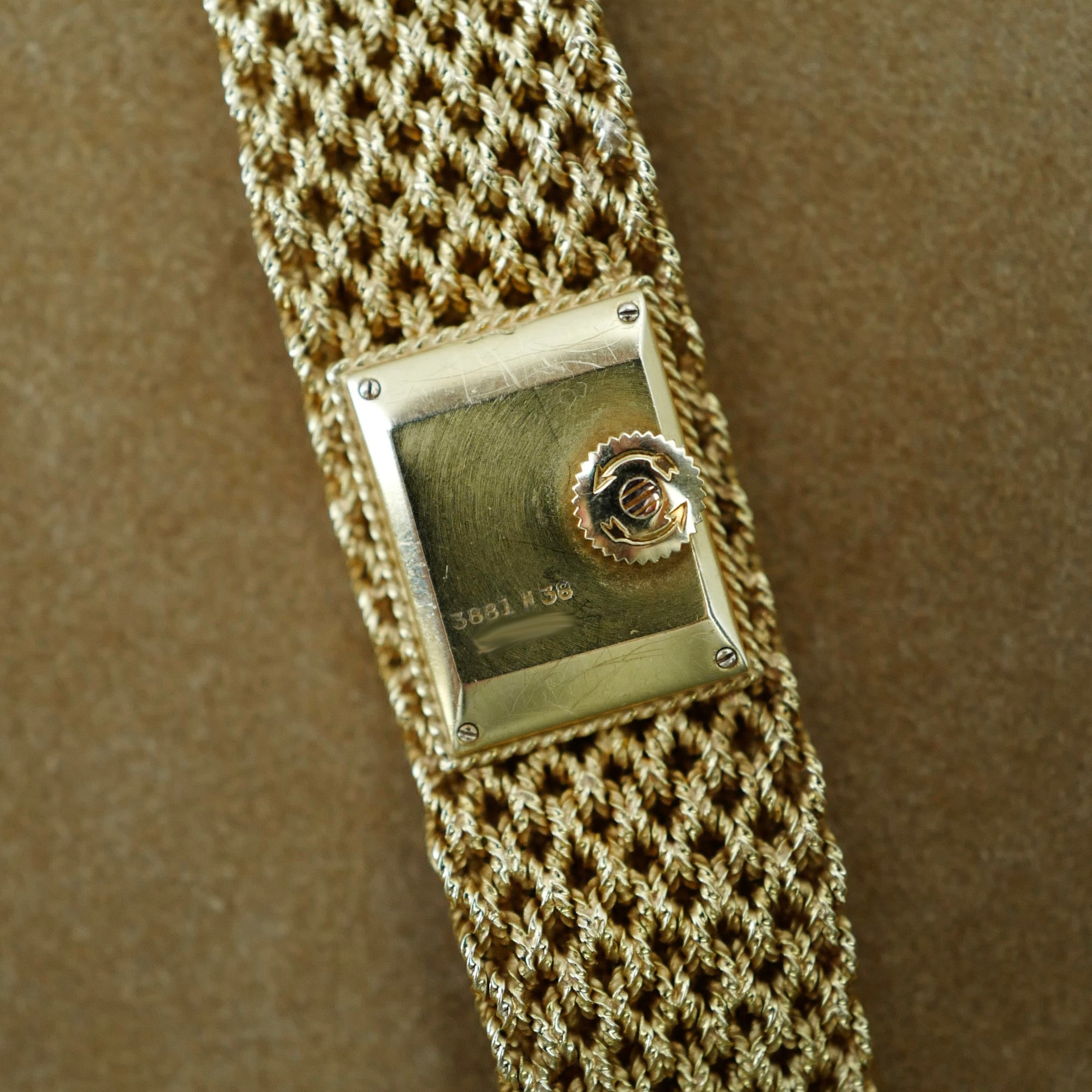 Piaget Yellow Gold Lapis Braided Bracelet Watch (New Arrival)